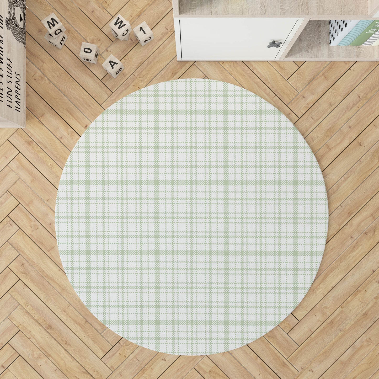 Liz Plaid Kids Play Mat