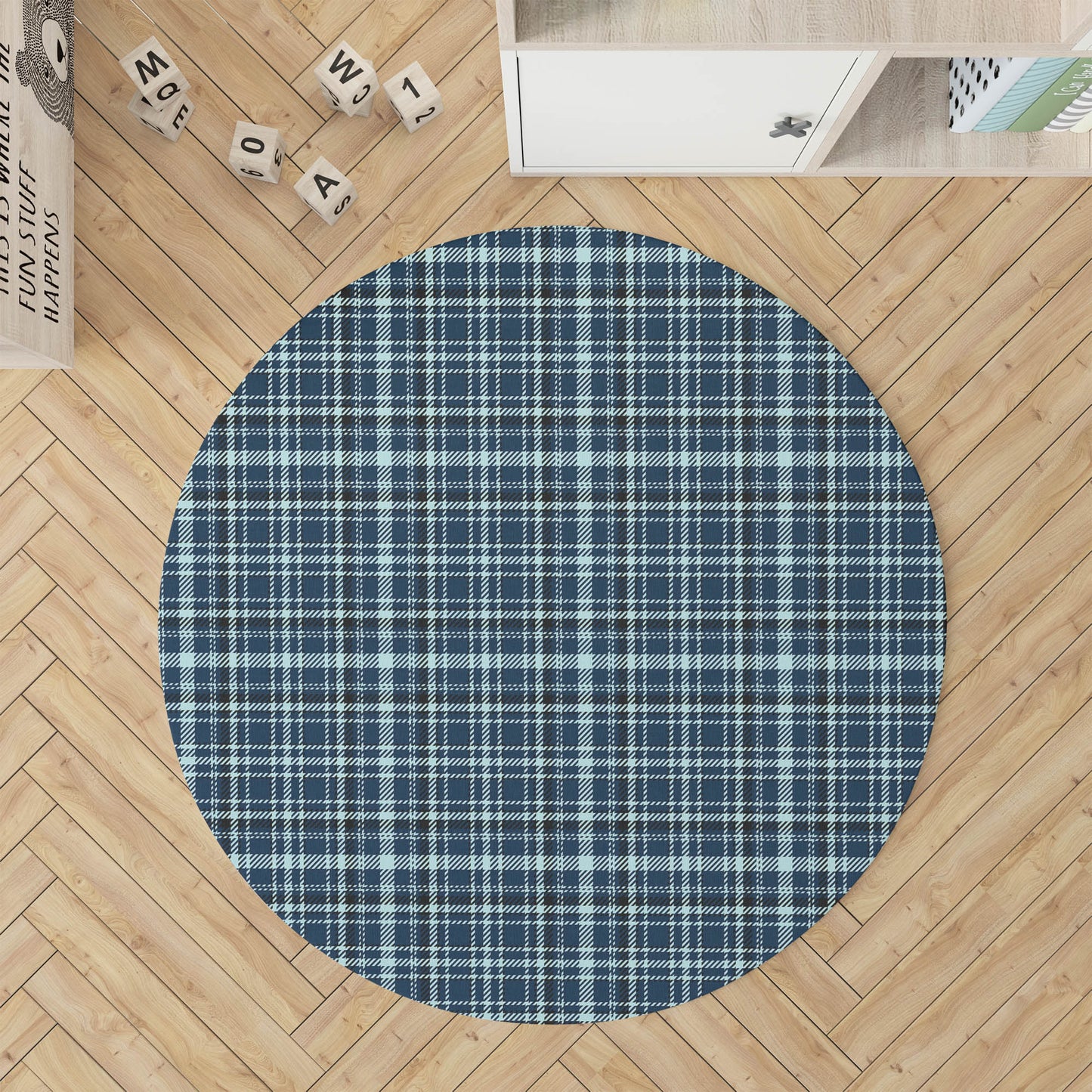 Rocky Tartan Kids Play Mat