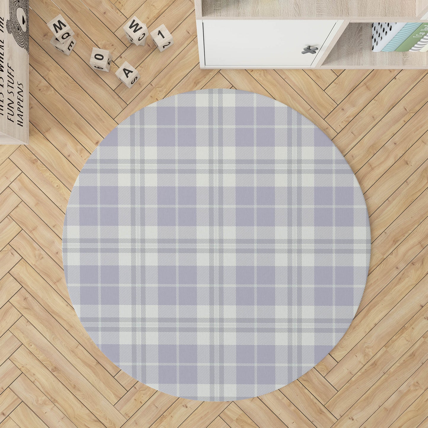 Tartan Block Kids Play Mat