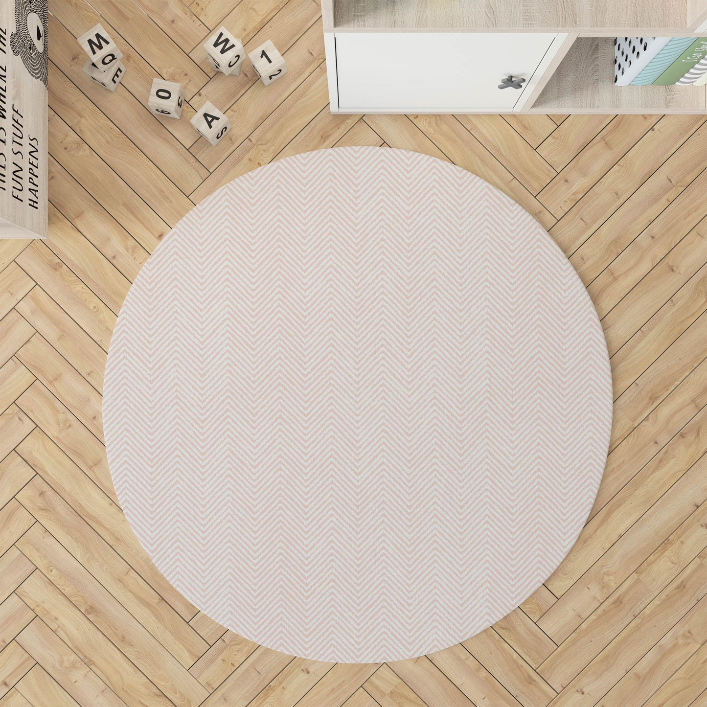 Chevron Groove Kids Play Mat