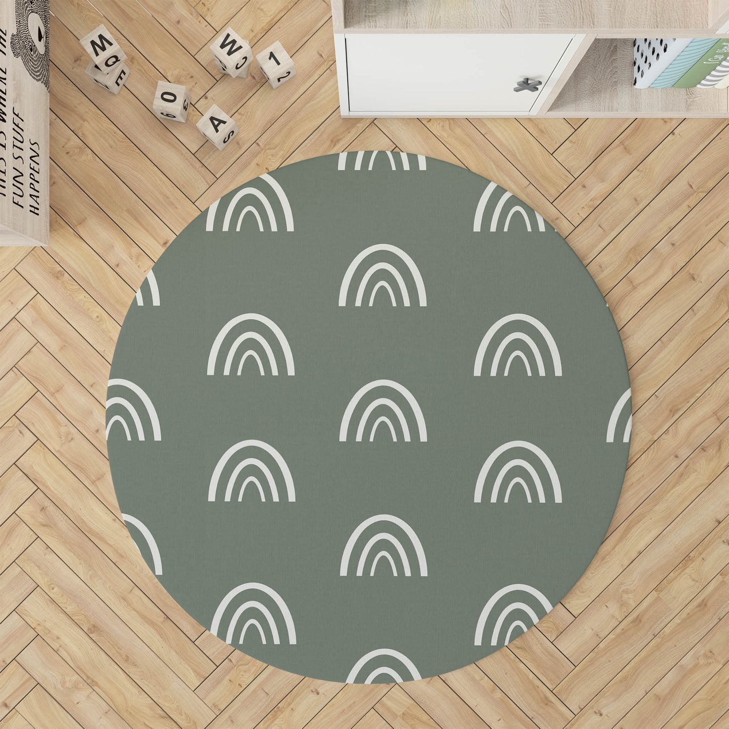Plain Bows Kids Play Mat