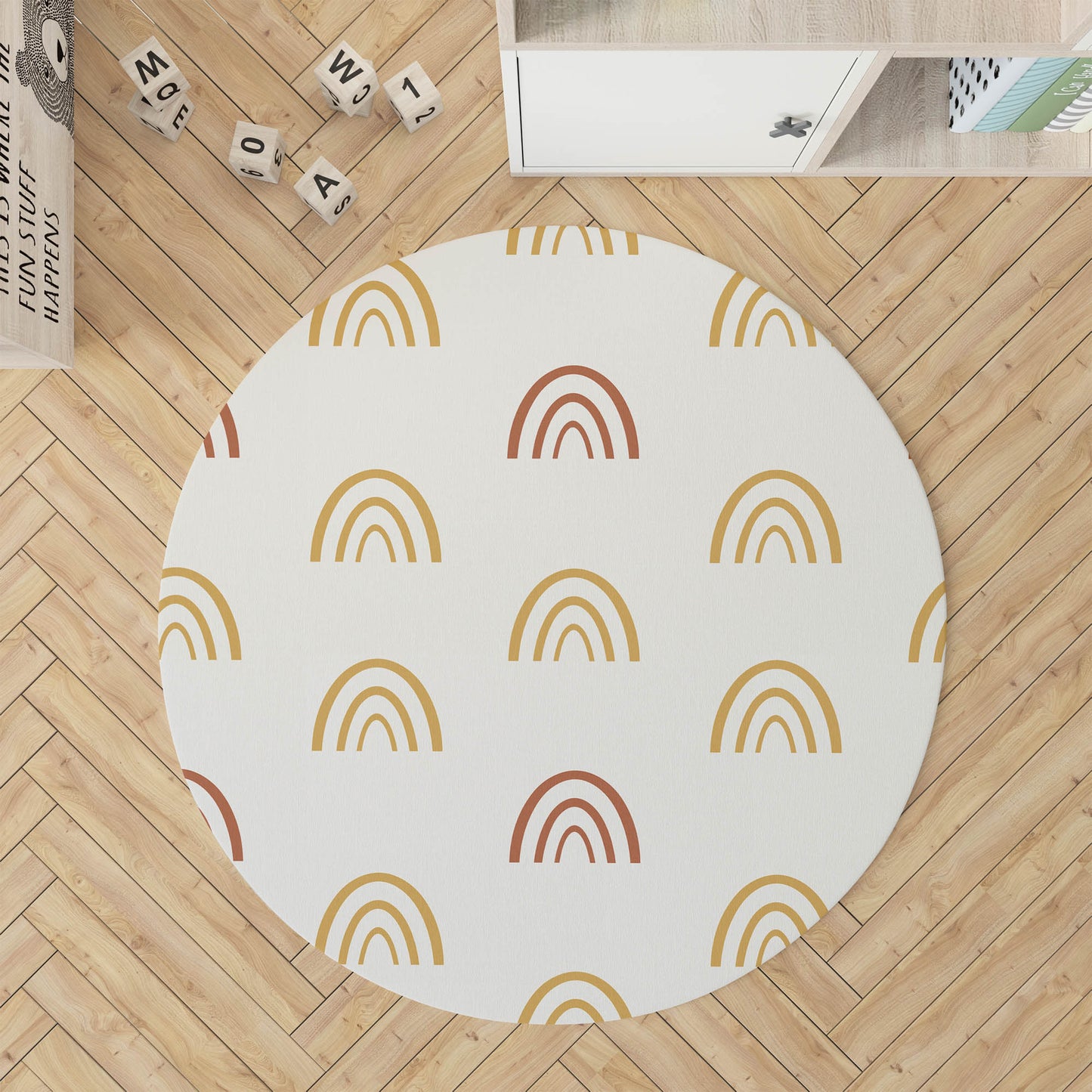 Plain Bows Kids Play Mat