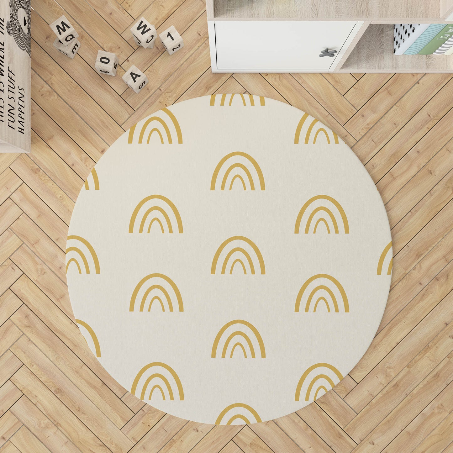 Plain Bows Kids Play Mat