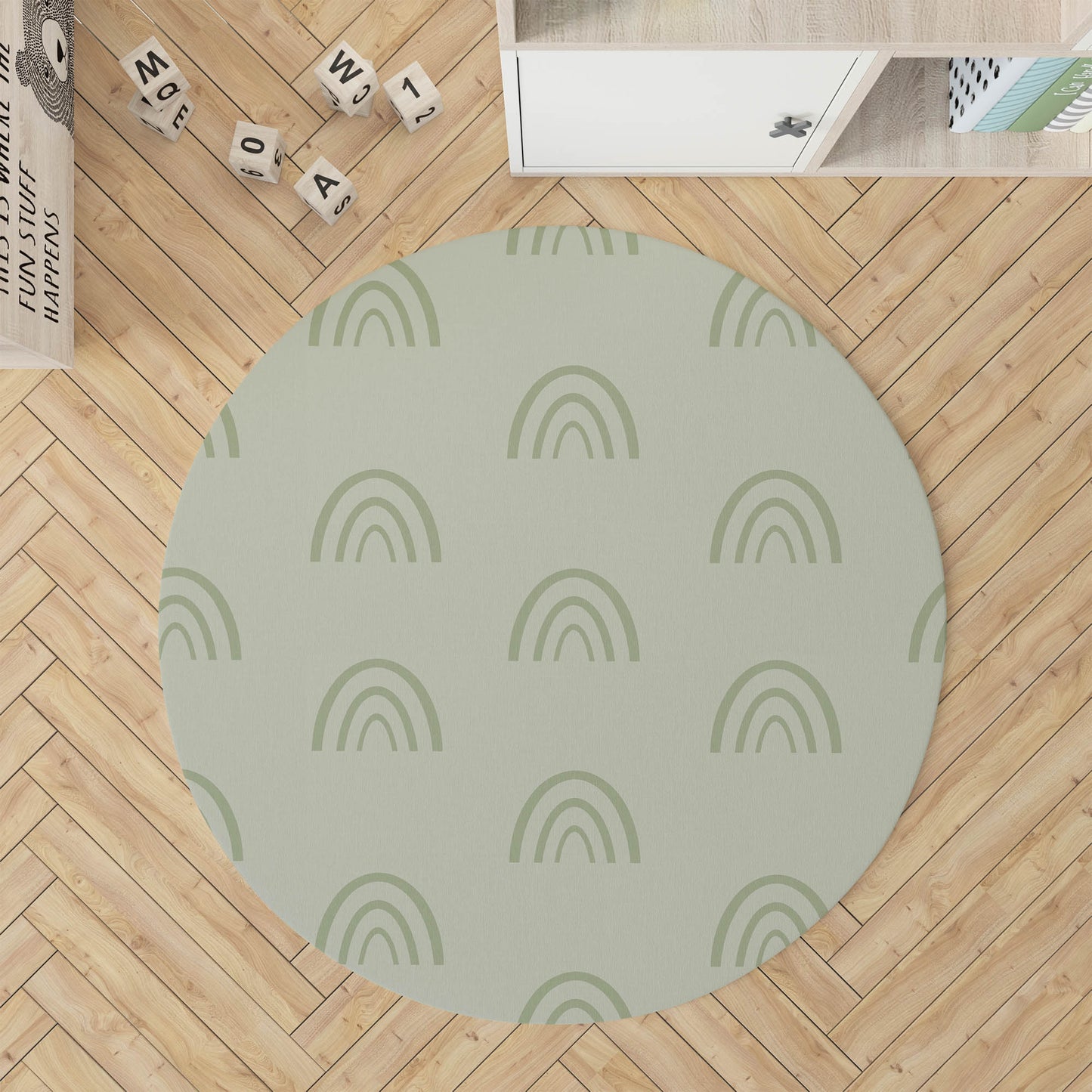 Plain Bows Kids Play Mat