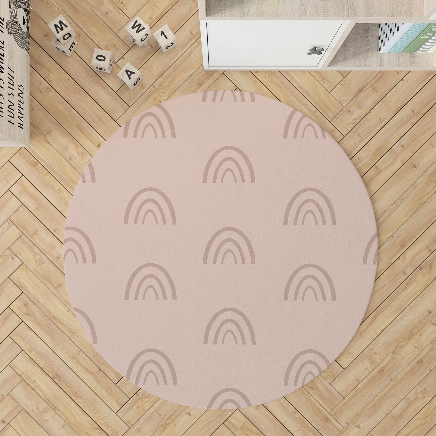Plain Bows Kids Play Mat
