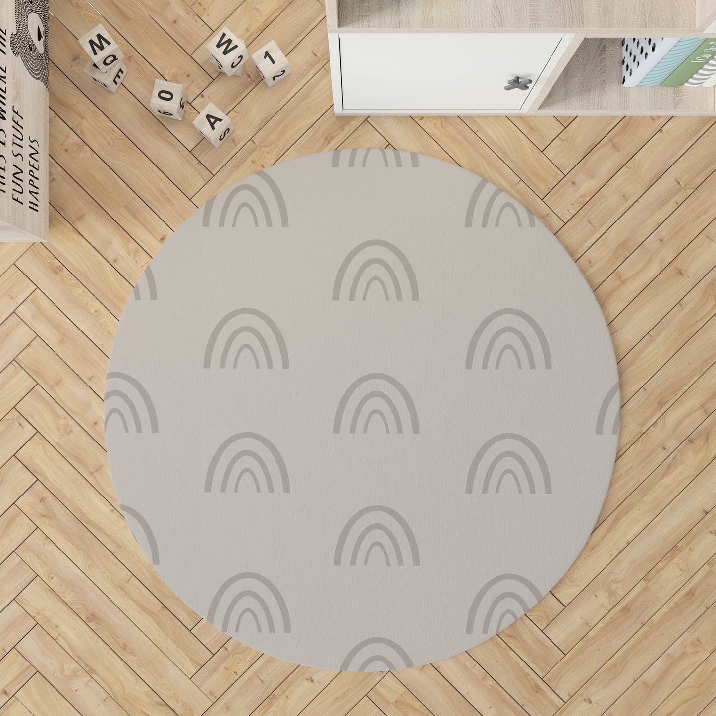 Plain Bows Kids Play Mat