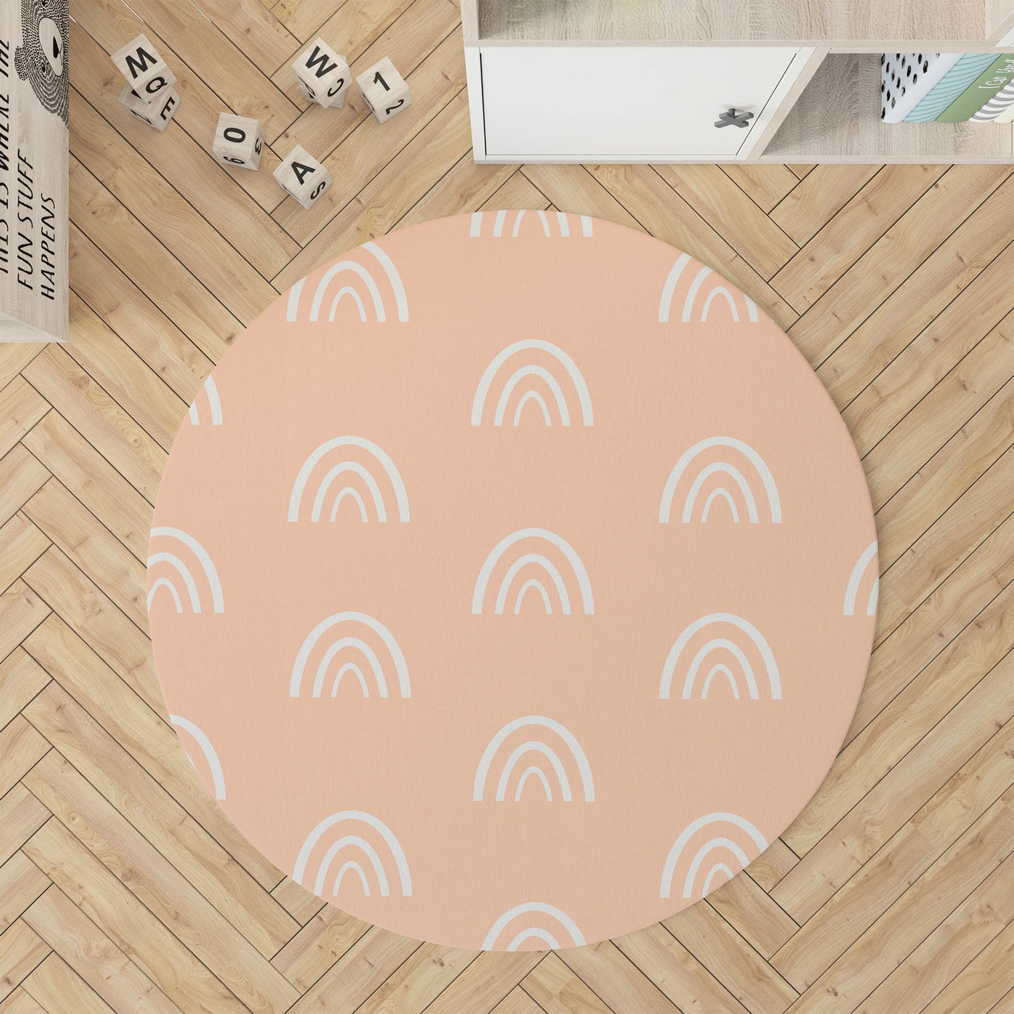 Plain Bows Kids Play Mat