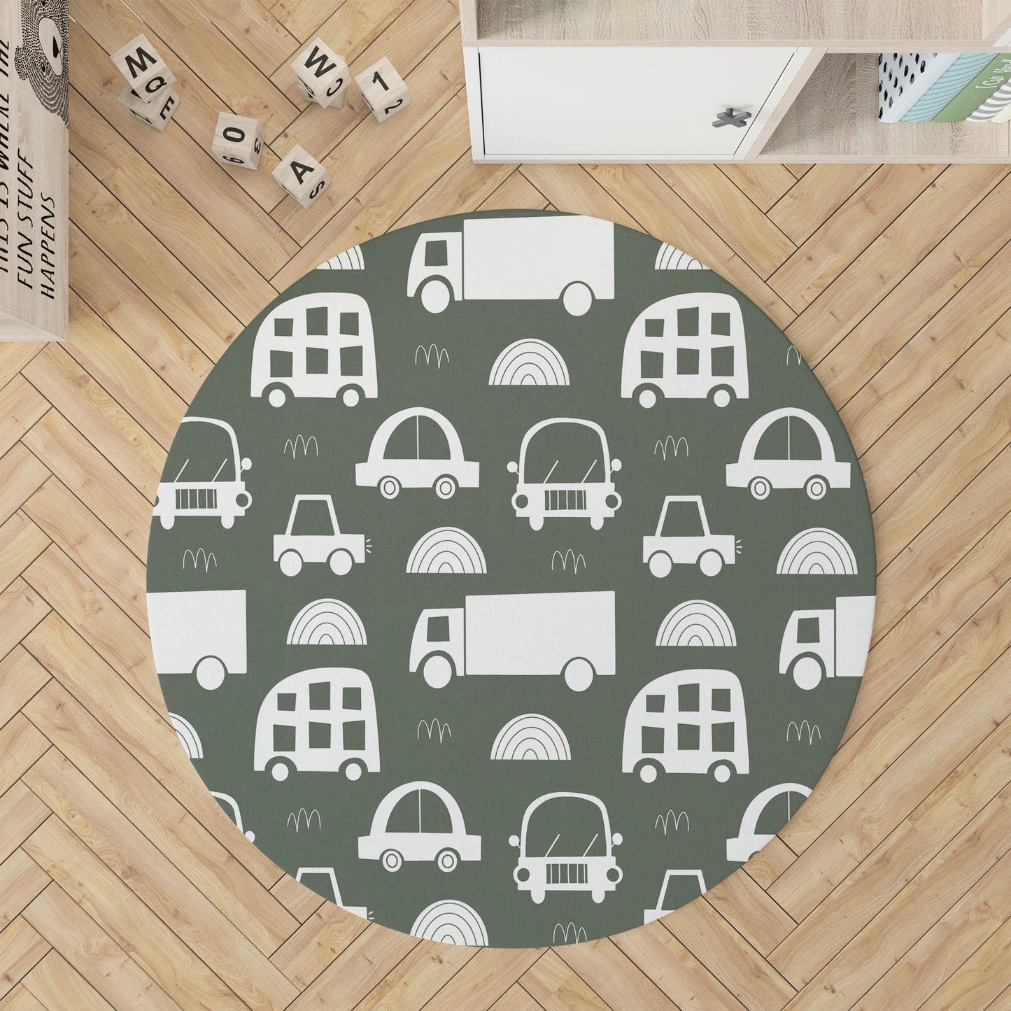 Traffic Kids Play Mat