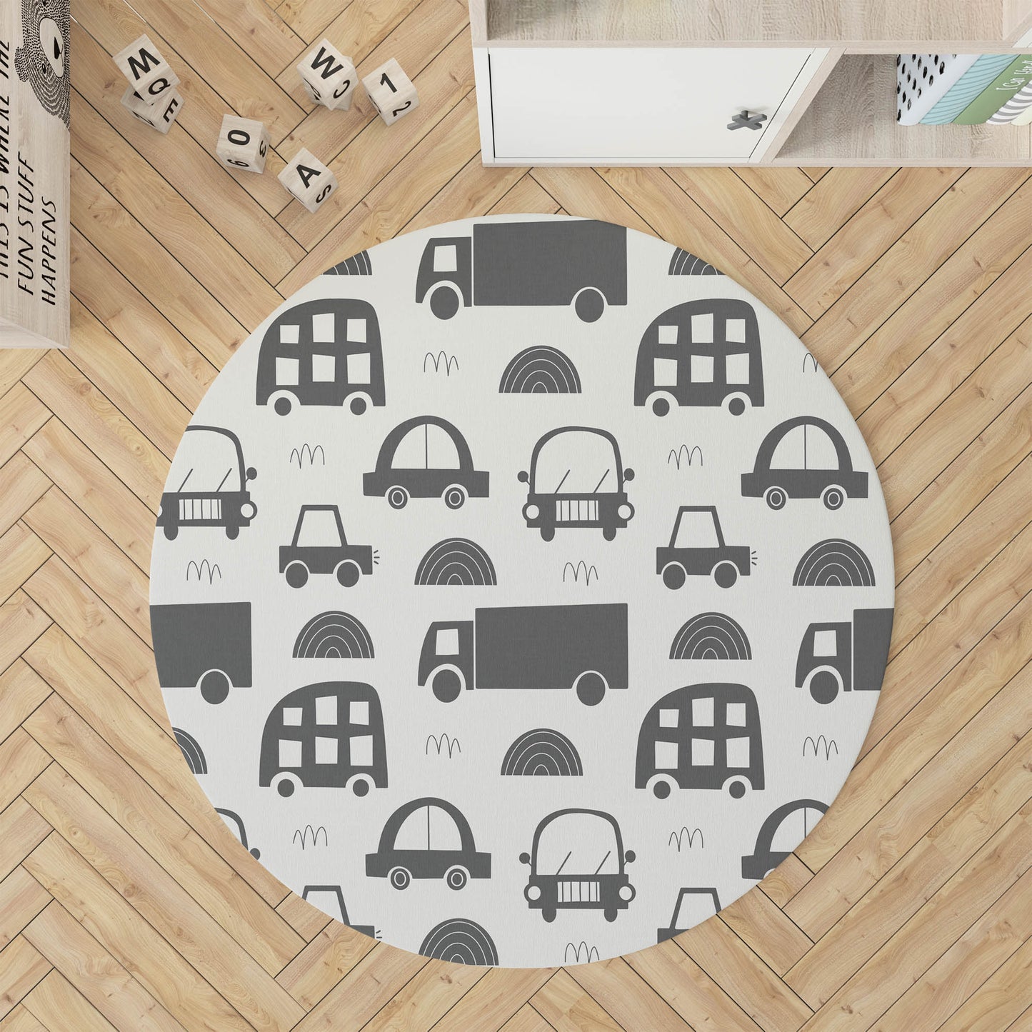 Traffic Kids Play Mat