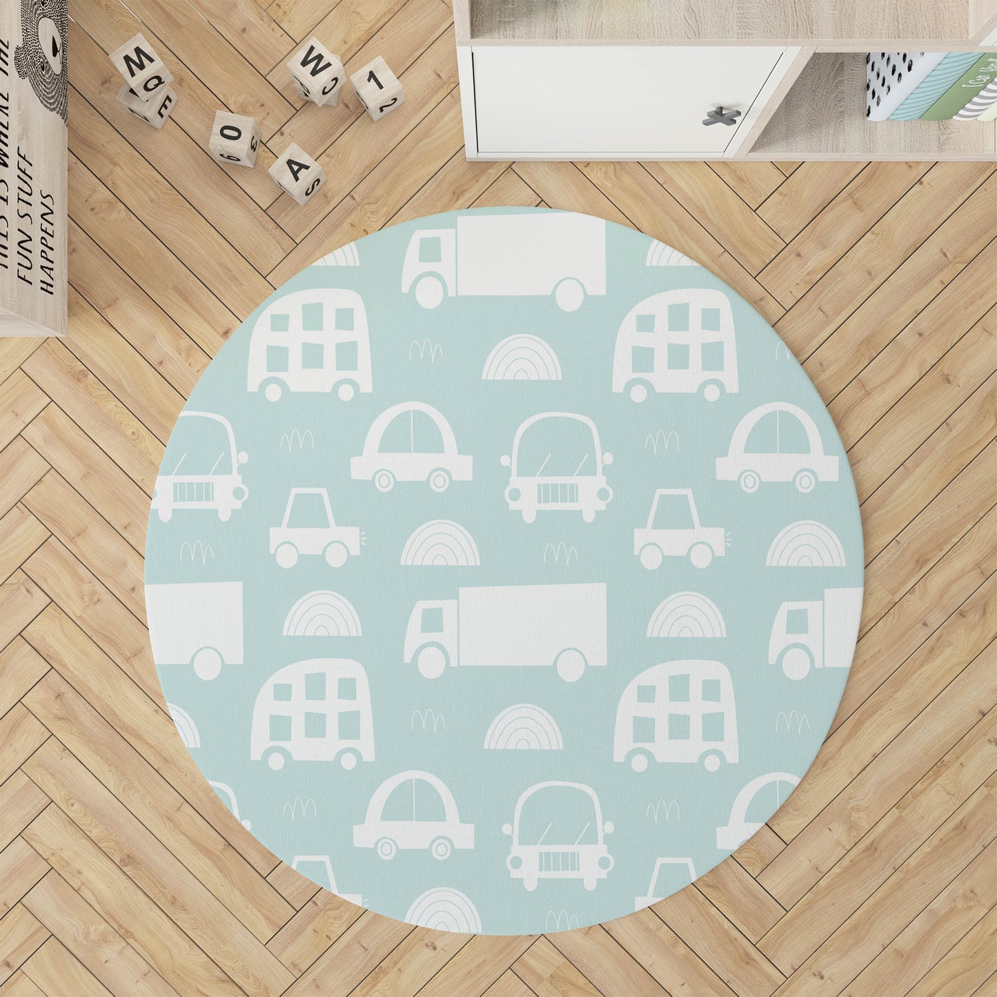 Traffic Kids Play Mat