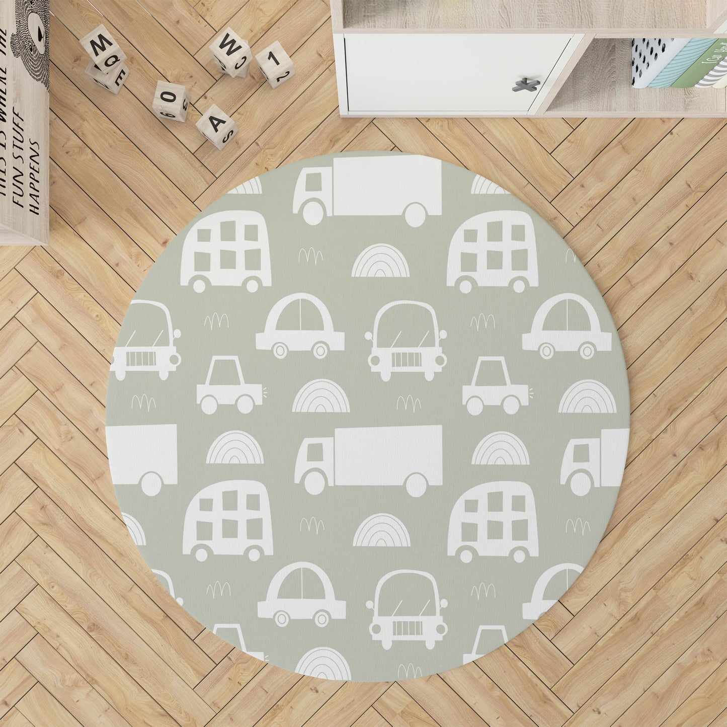 Traffic Kids Play Mat