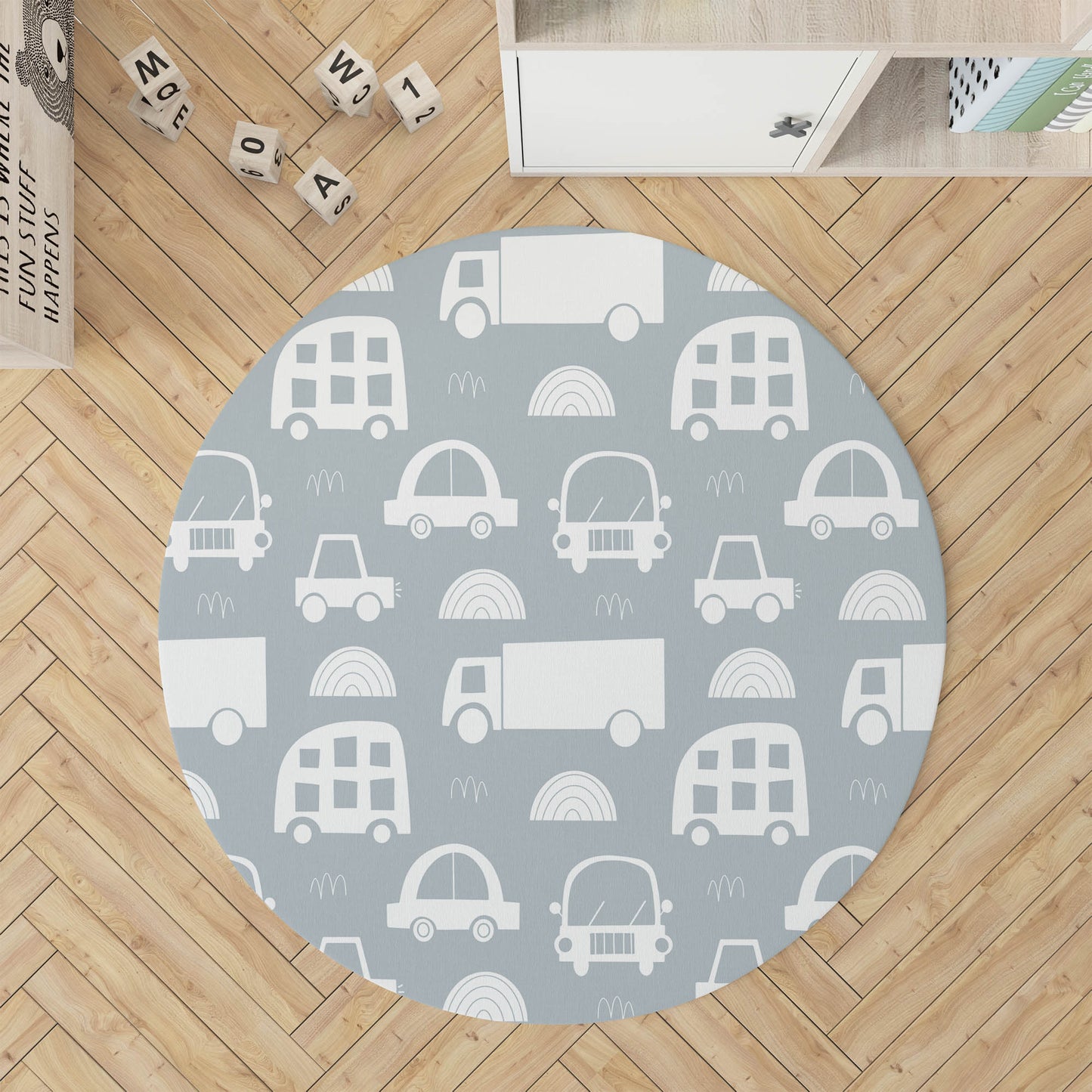 Traffic Kids Play Mat