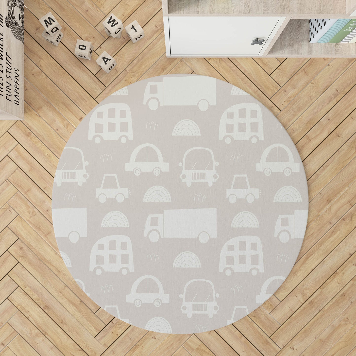 Traffic Kids Play Mat