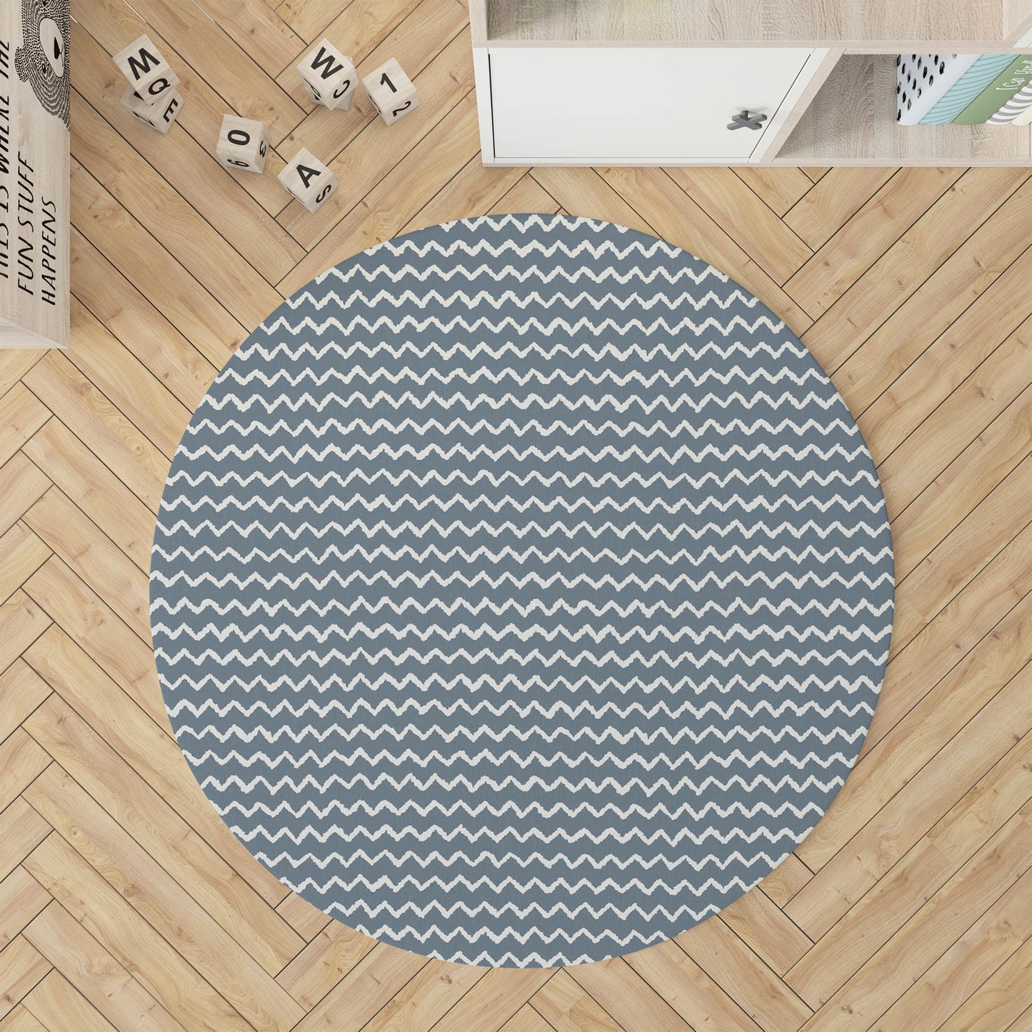 Chevron Wave Kids Play Mat