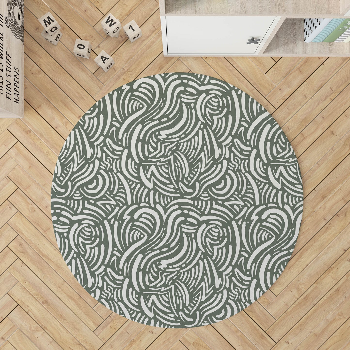 Cozy Swirl Kids Play Mat