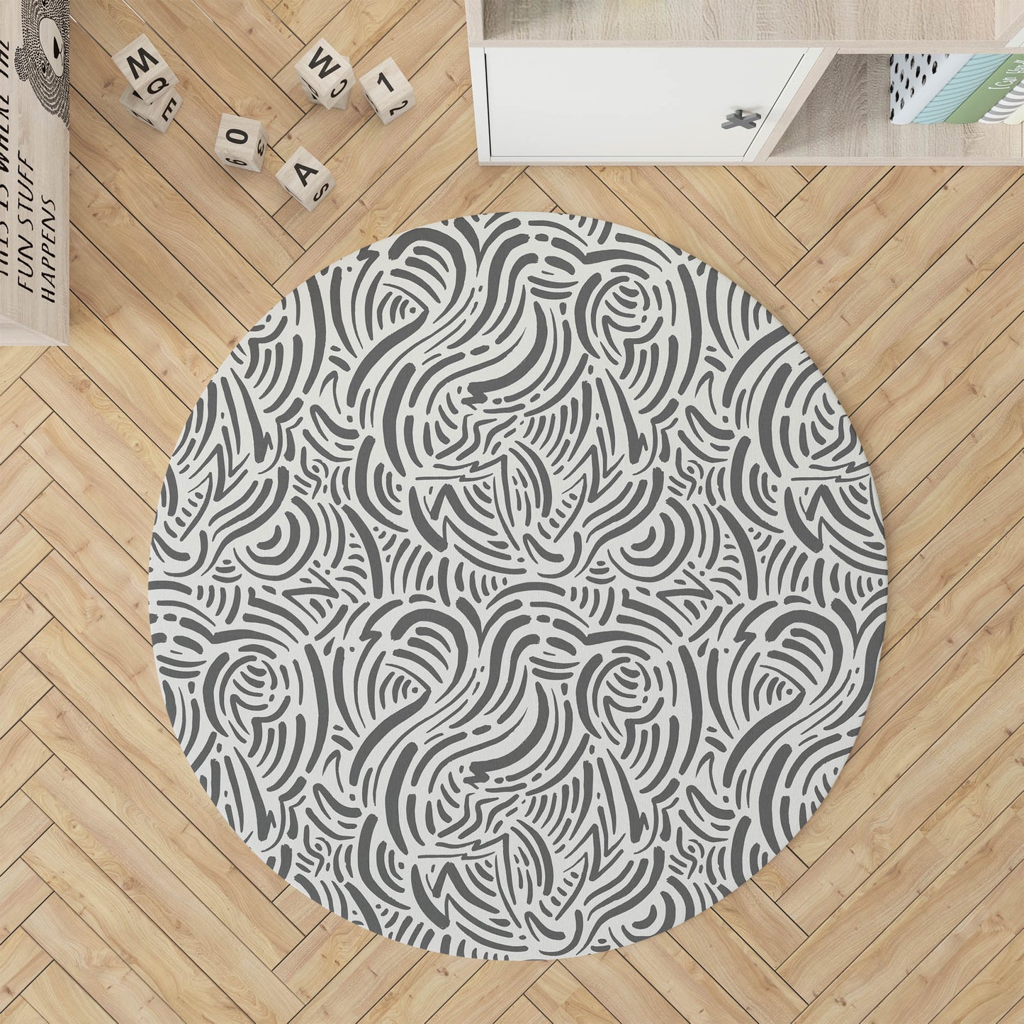 Cozy Swirl Kids Play Mat