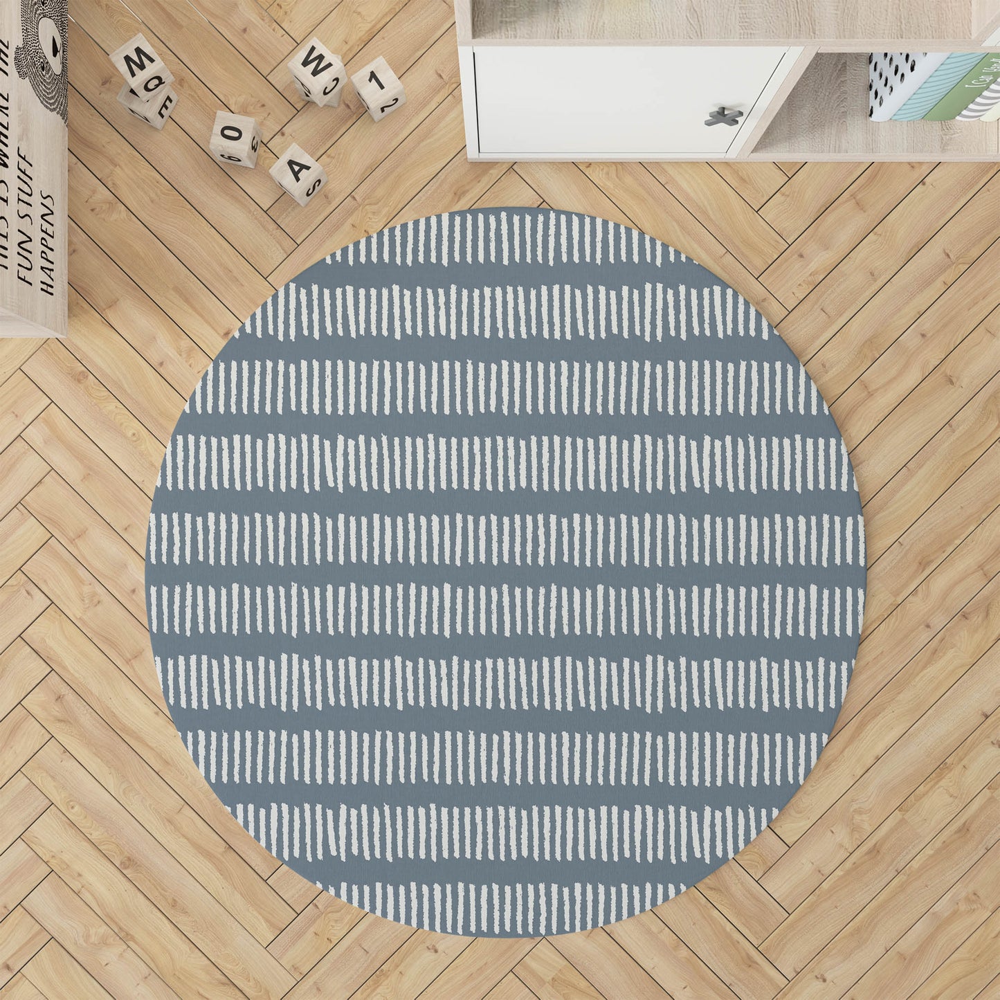 Fencing Rows Kids Play Mat