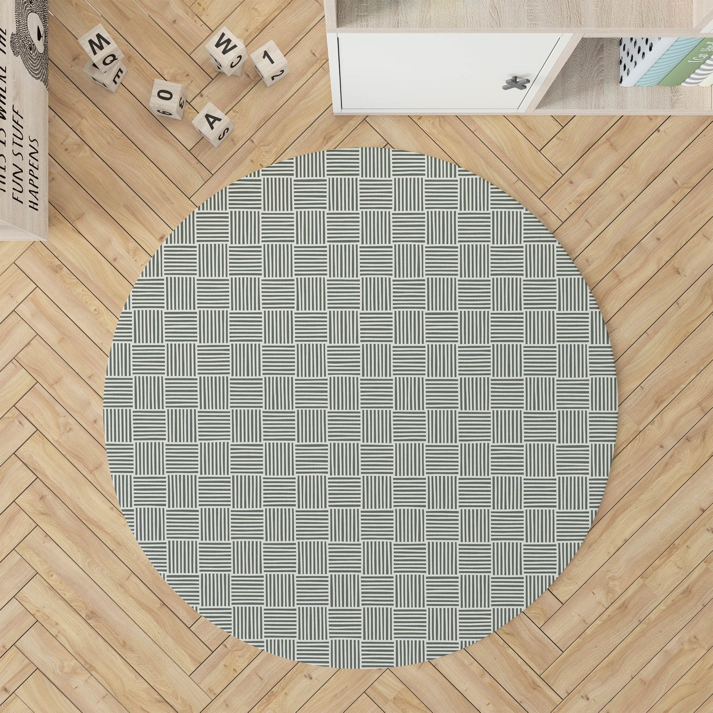 Gridblocked Kids Play Mat
