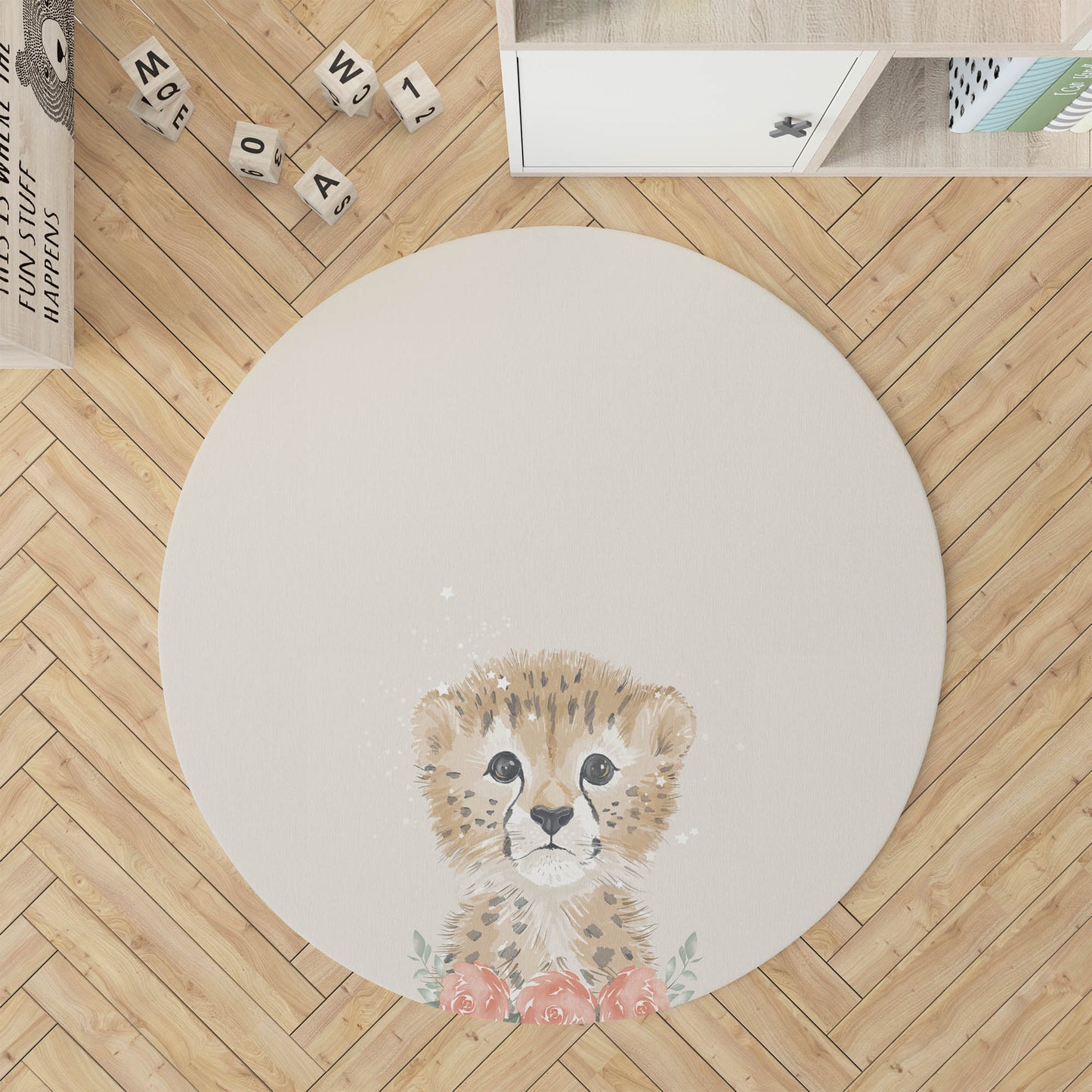 Lil Leopard Kids Play Mat