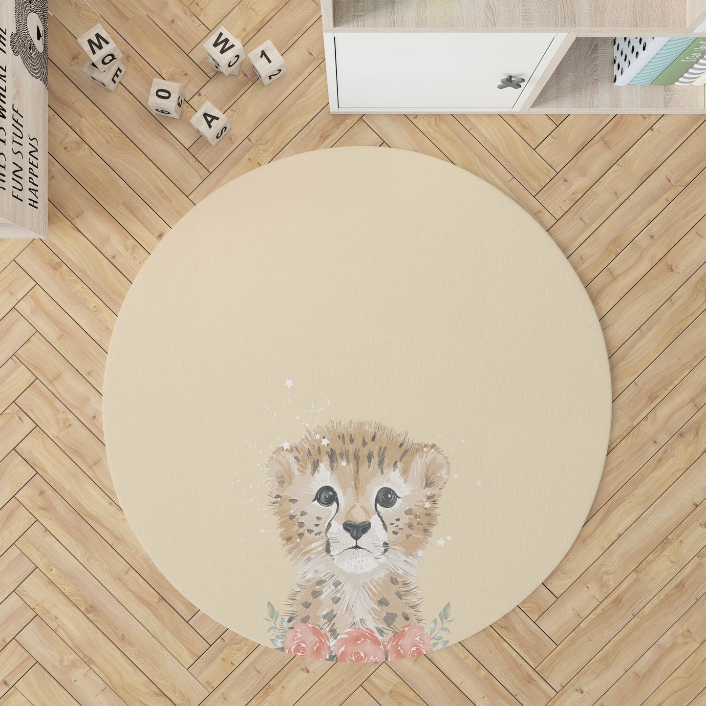 Lil Leopard Kids Play Mat