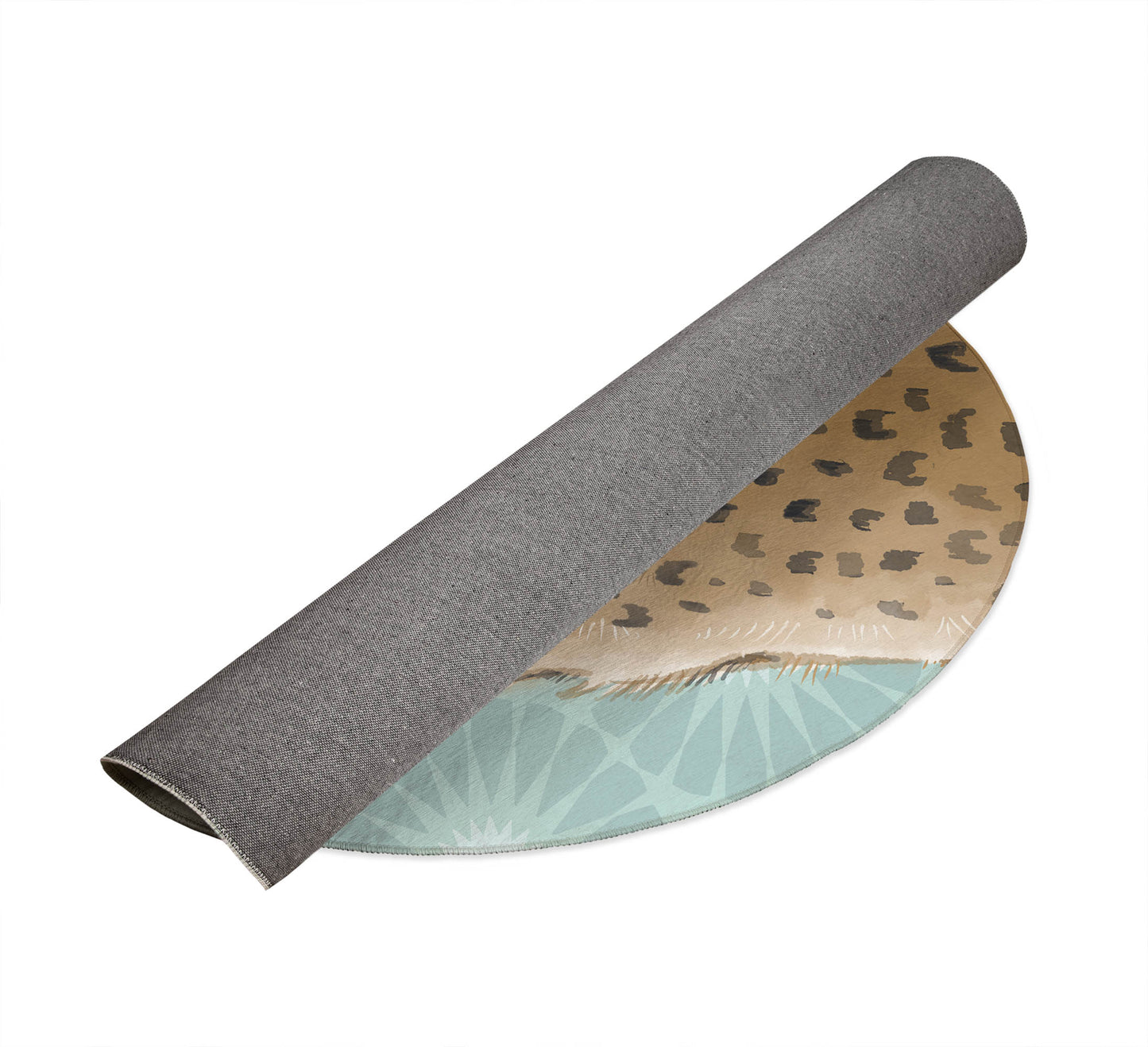 Lil Lying Leopard Tile Kids Play Mat