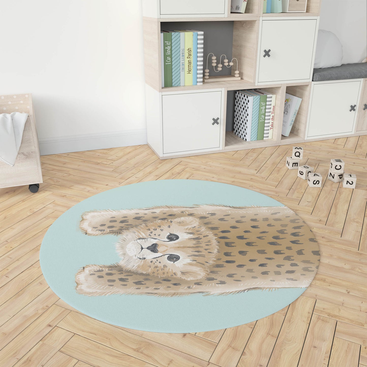 Lil Lying Leopard Kids Play Mat