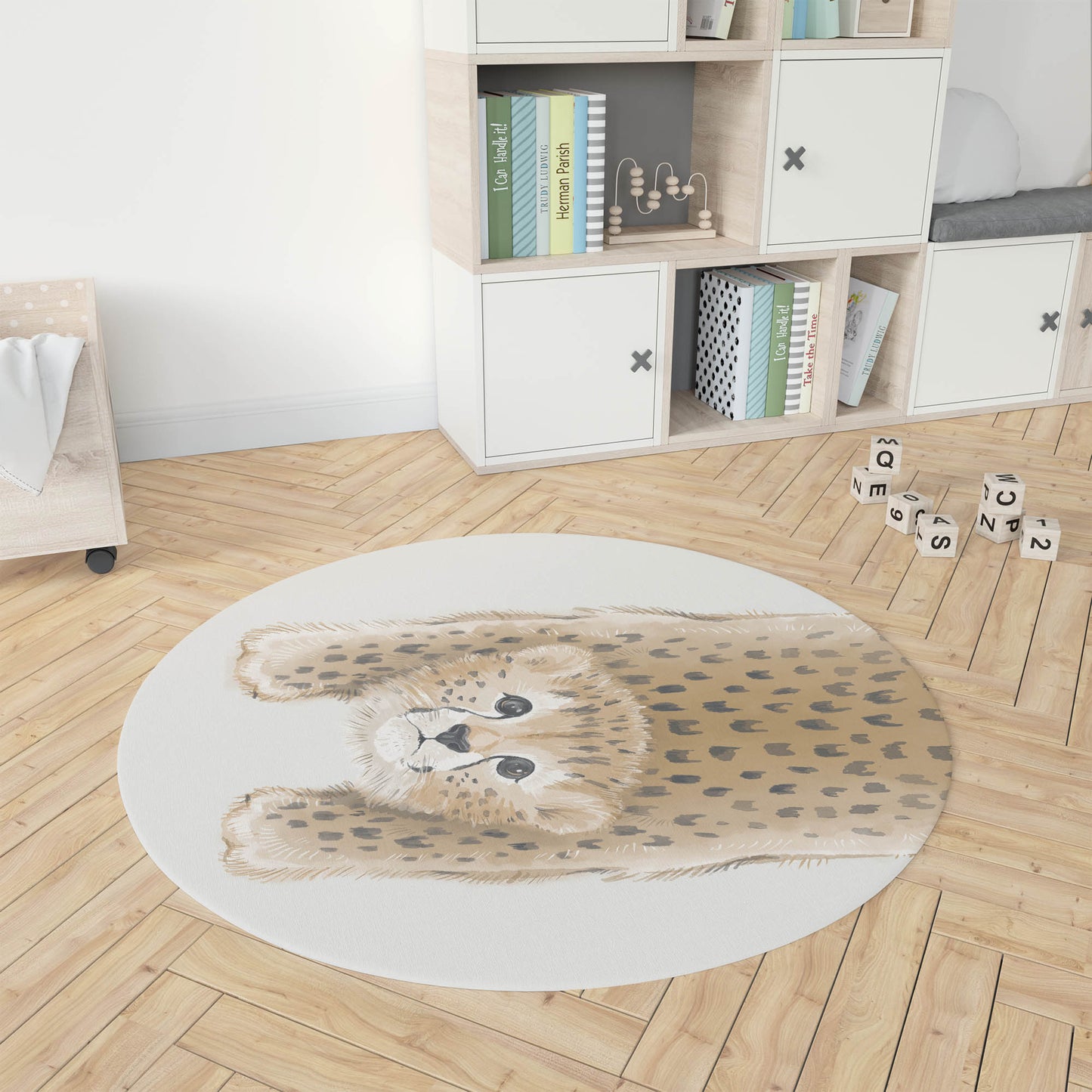 Lil Lying Leopard Kids Play Mat