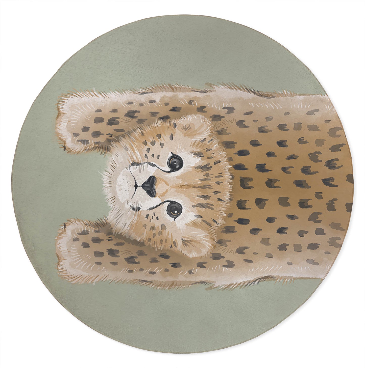 Lil Lying Leopard Kids Play Mat