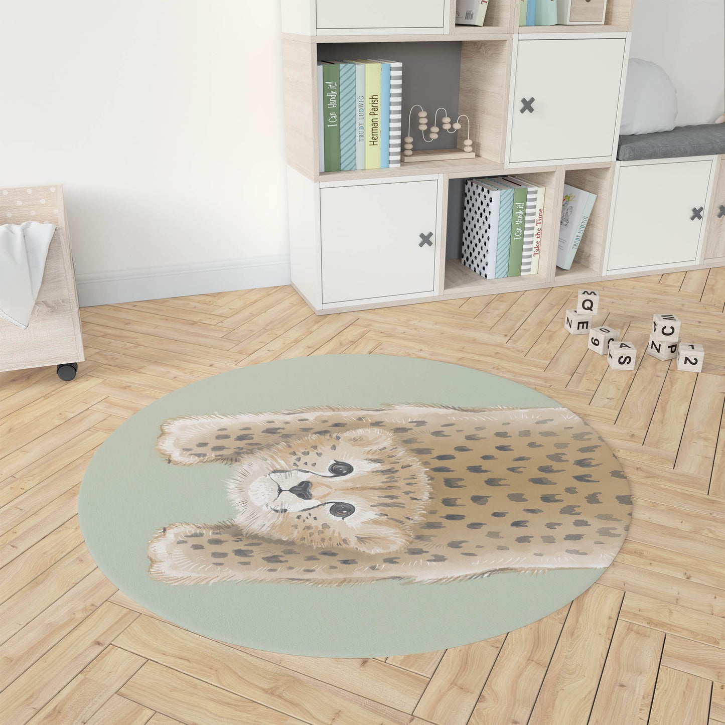 Lil Lying Leopard Kids Play Mat