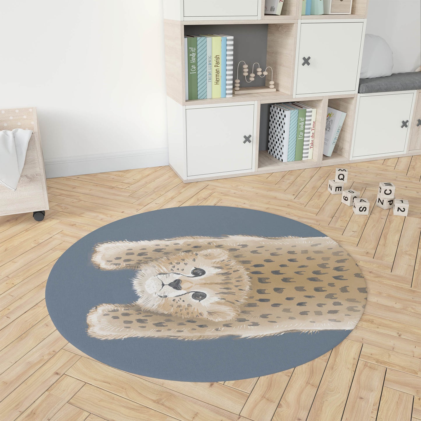 Lil Lying Leopard Kids Play Mat