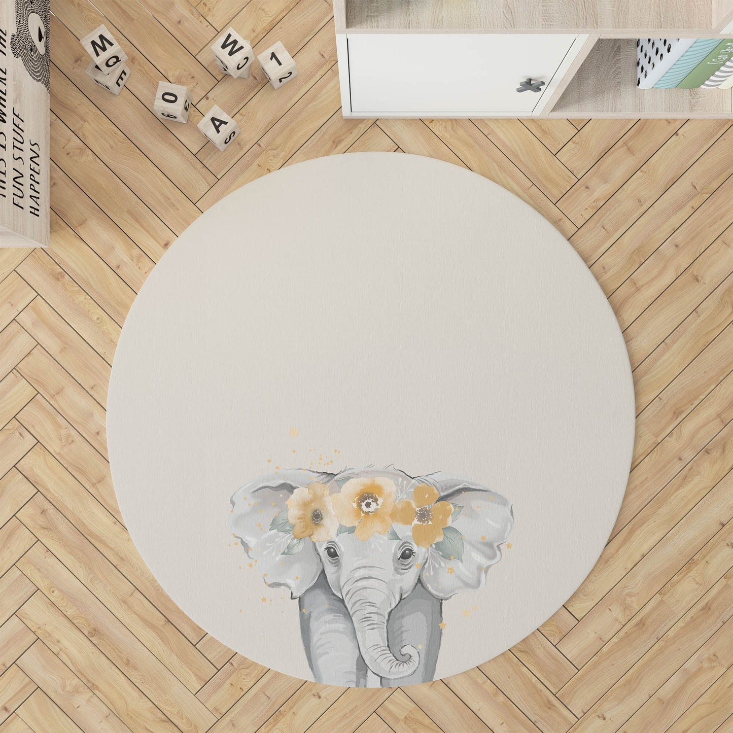 Elephant Kids Play Mat