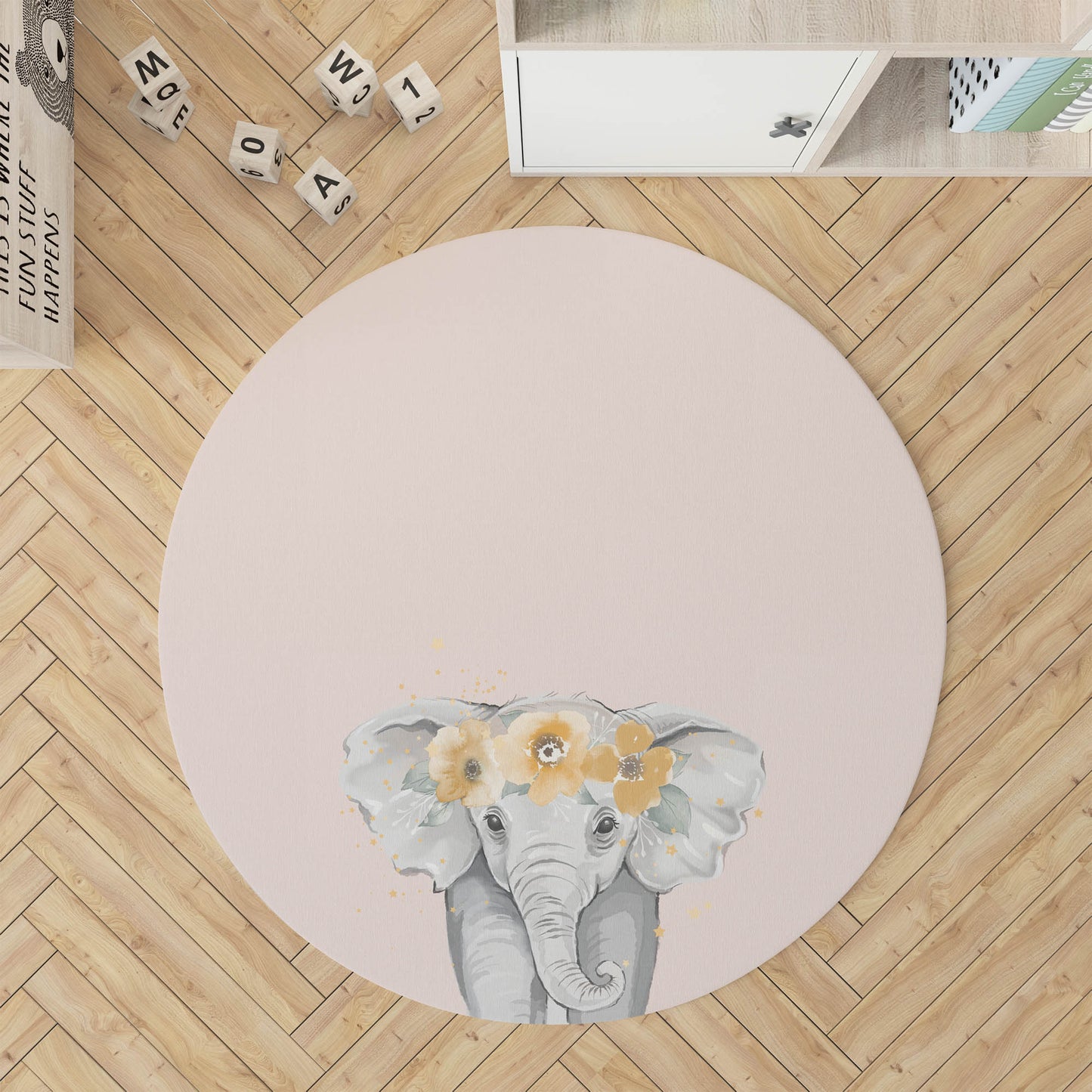 Elephant Kids Play Mat