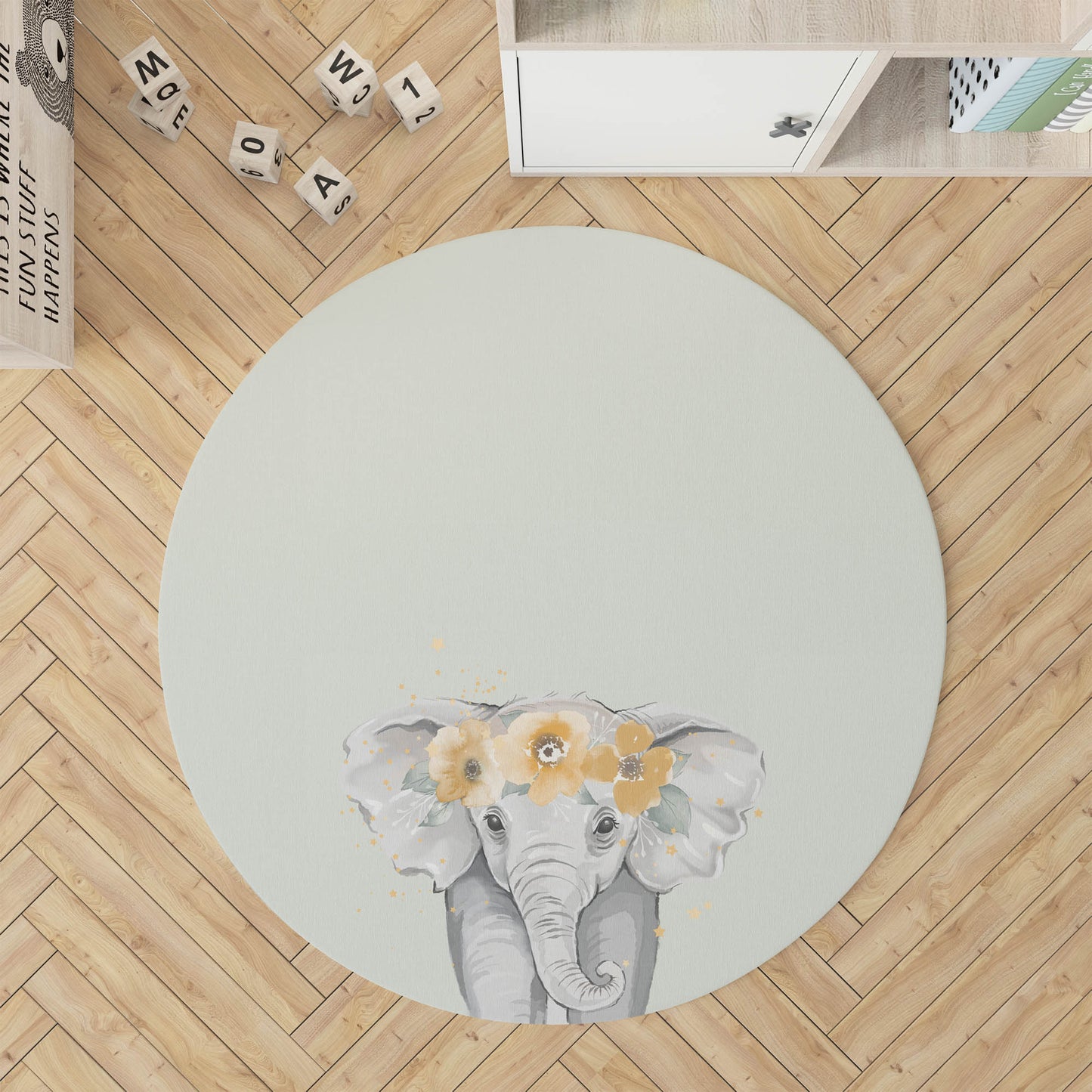 Elephant Kids Play Mat