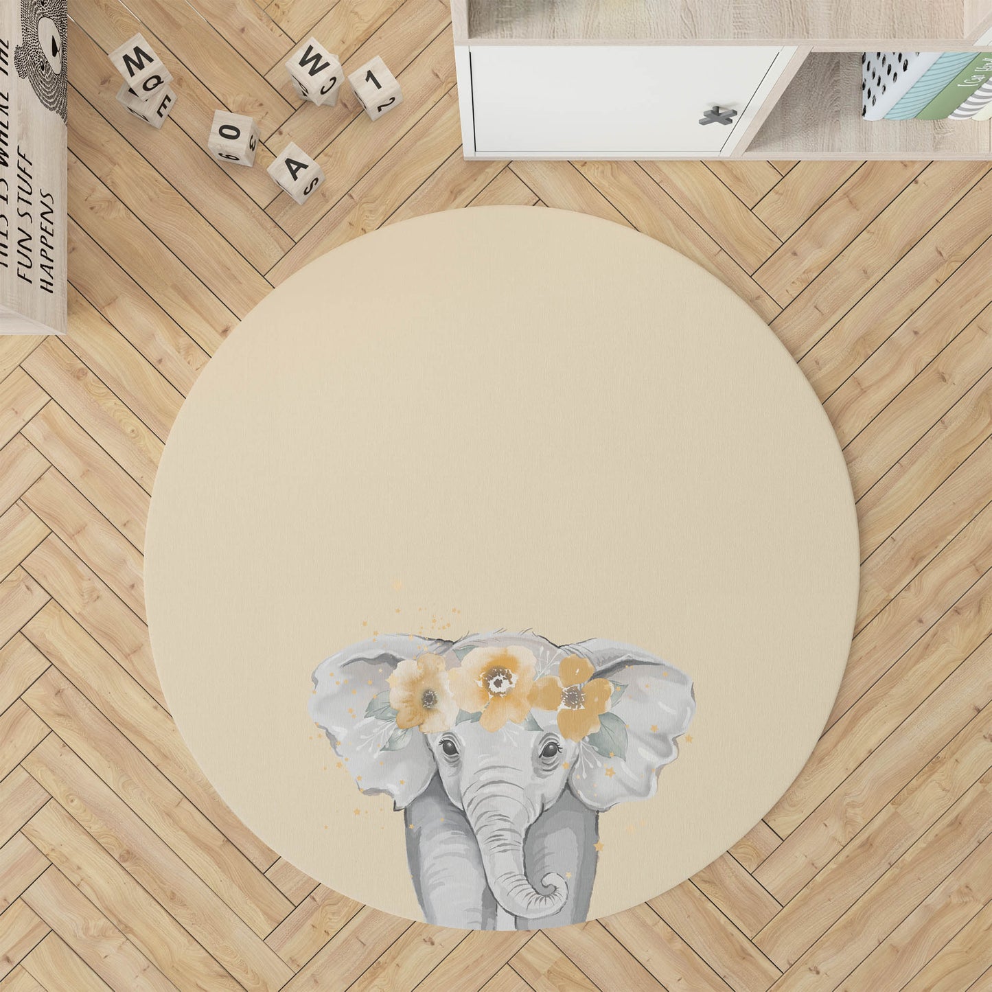 Elephant Kids Play Mat