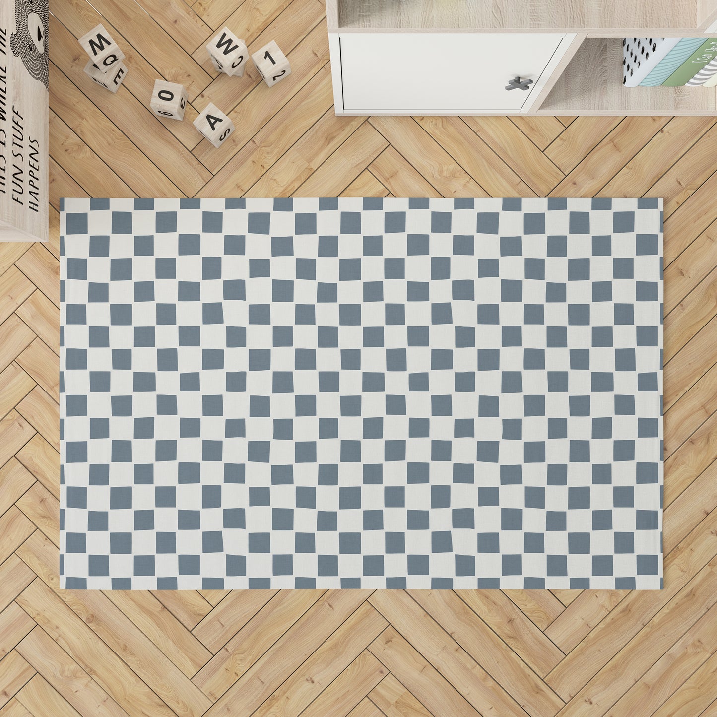 Checkered Kids Play Mat