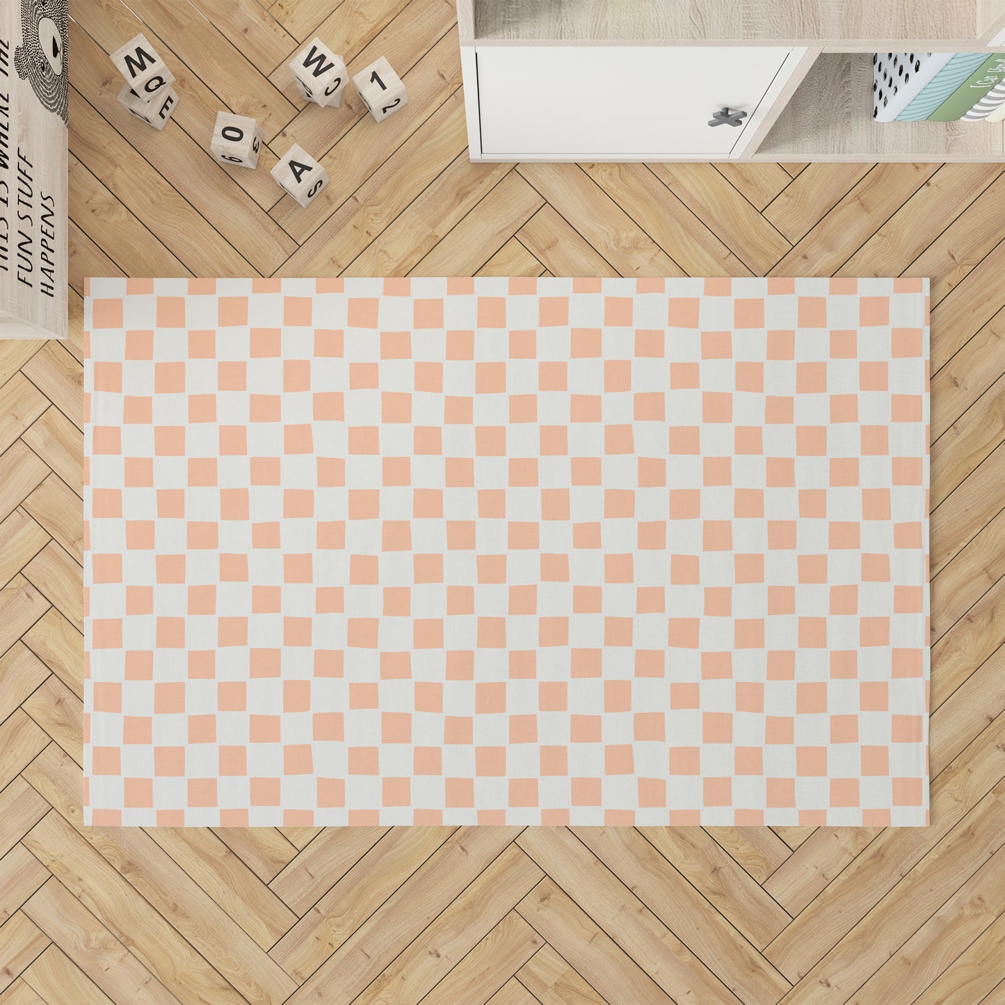 Checkered Kids Play Mat