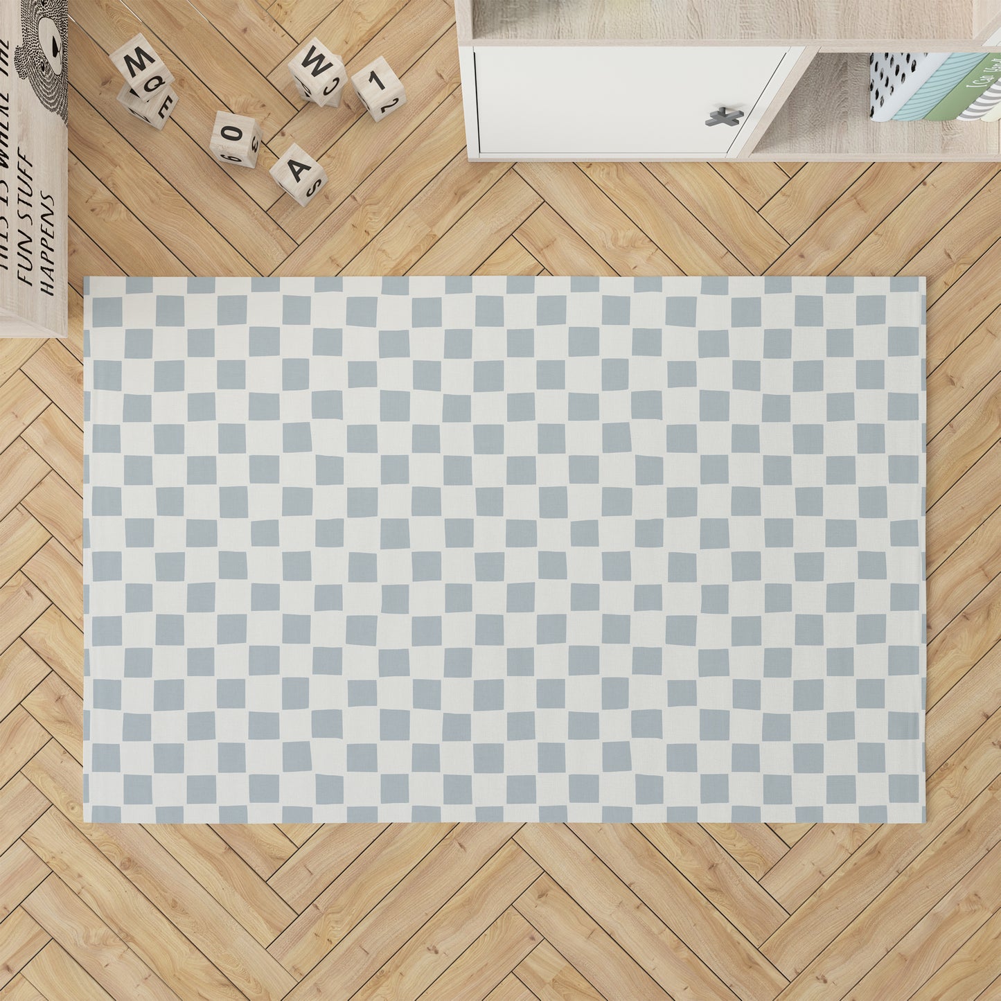 Checkered Kids Play Mat