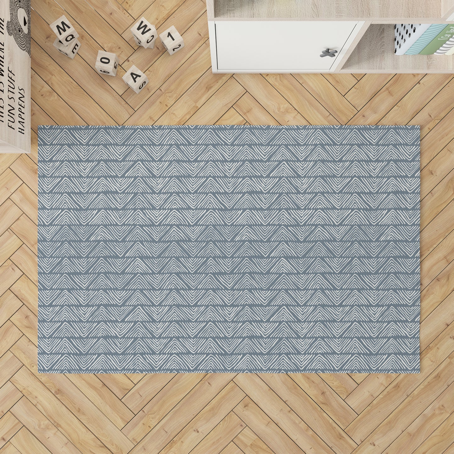 Chev Wave Stripe Kids Play Mat