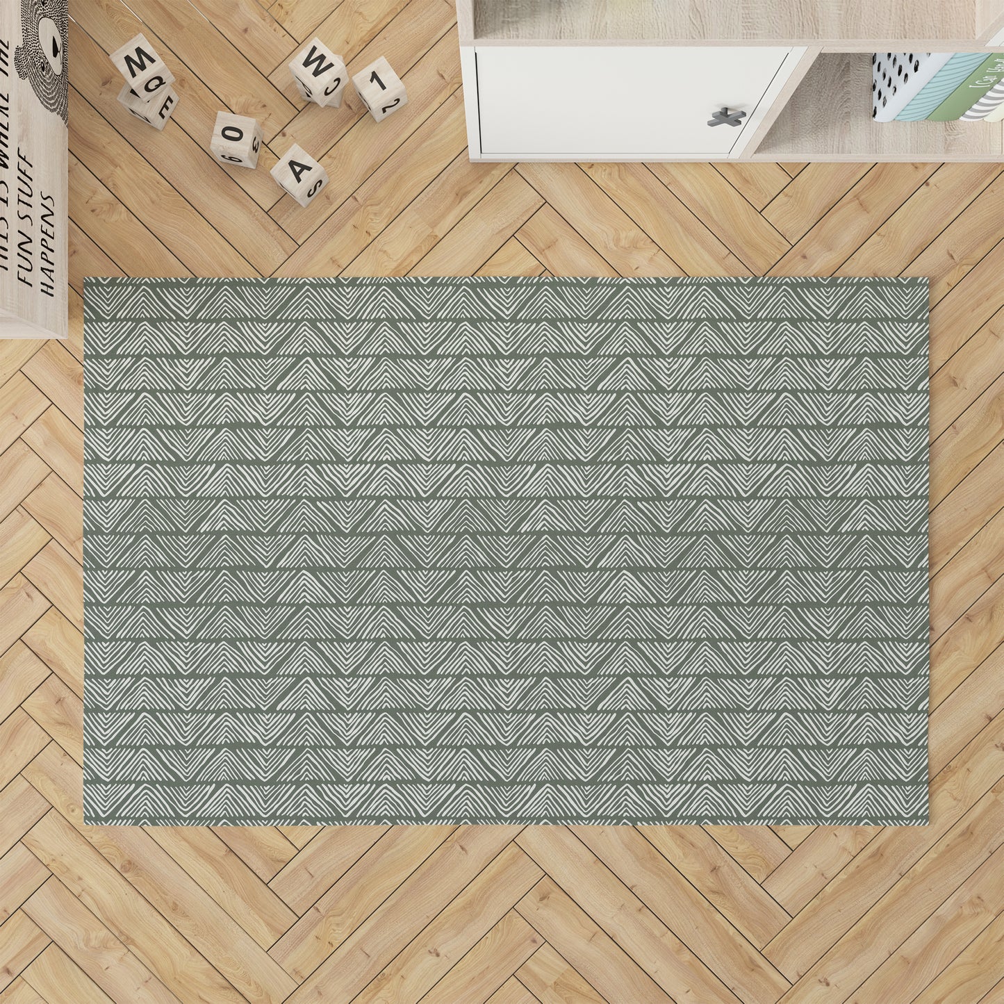 Chev Wave Stripe Kids Play Mat