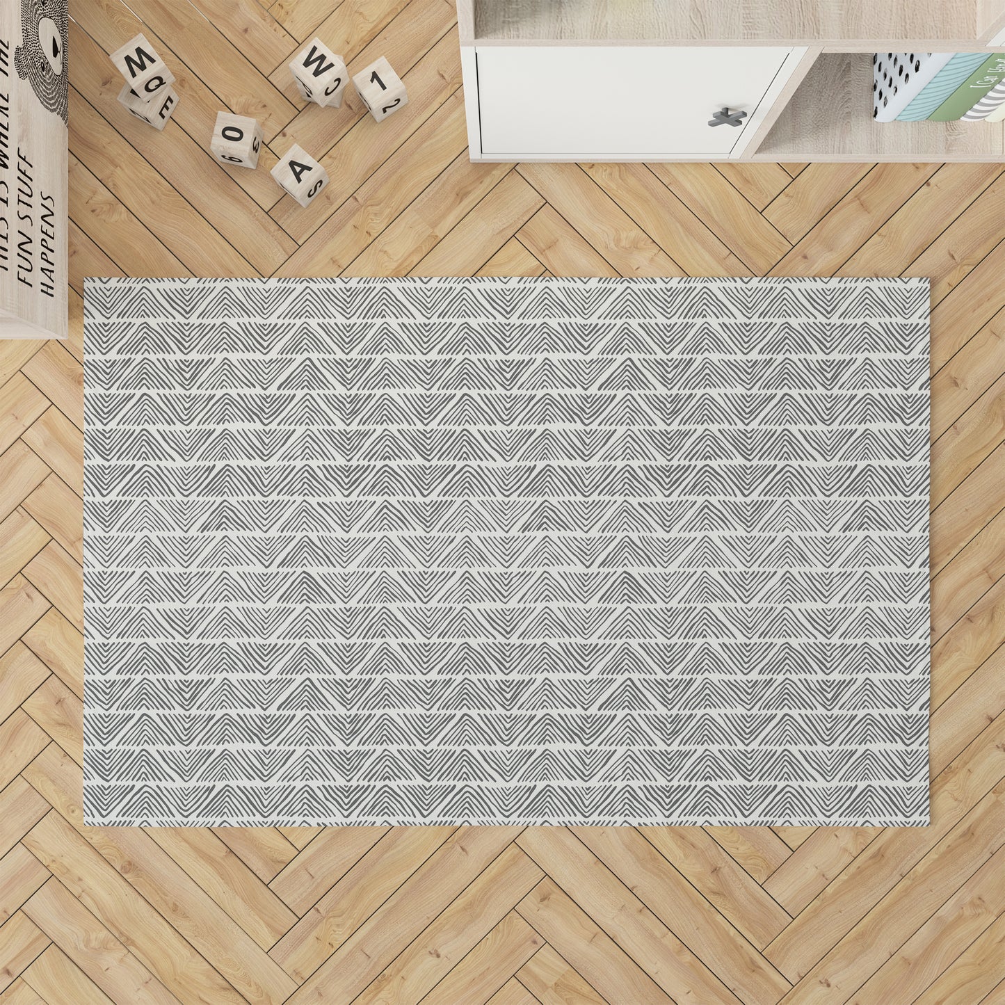 Chev Wave Stripe Kids Play Mat
