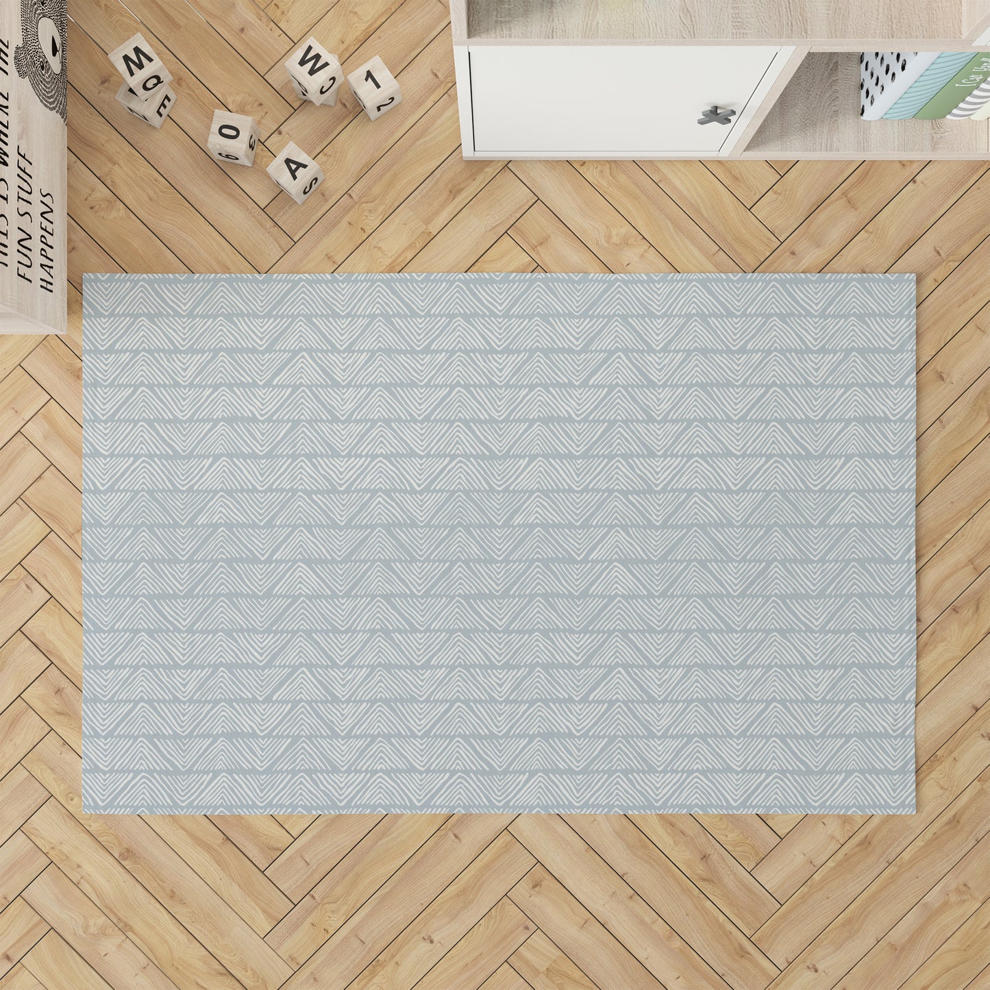 Chev Wave Stripe Kids Play Mat