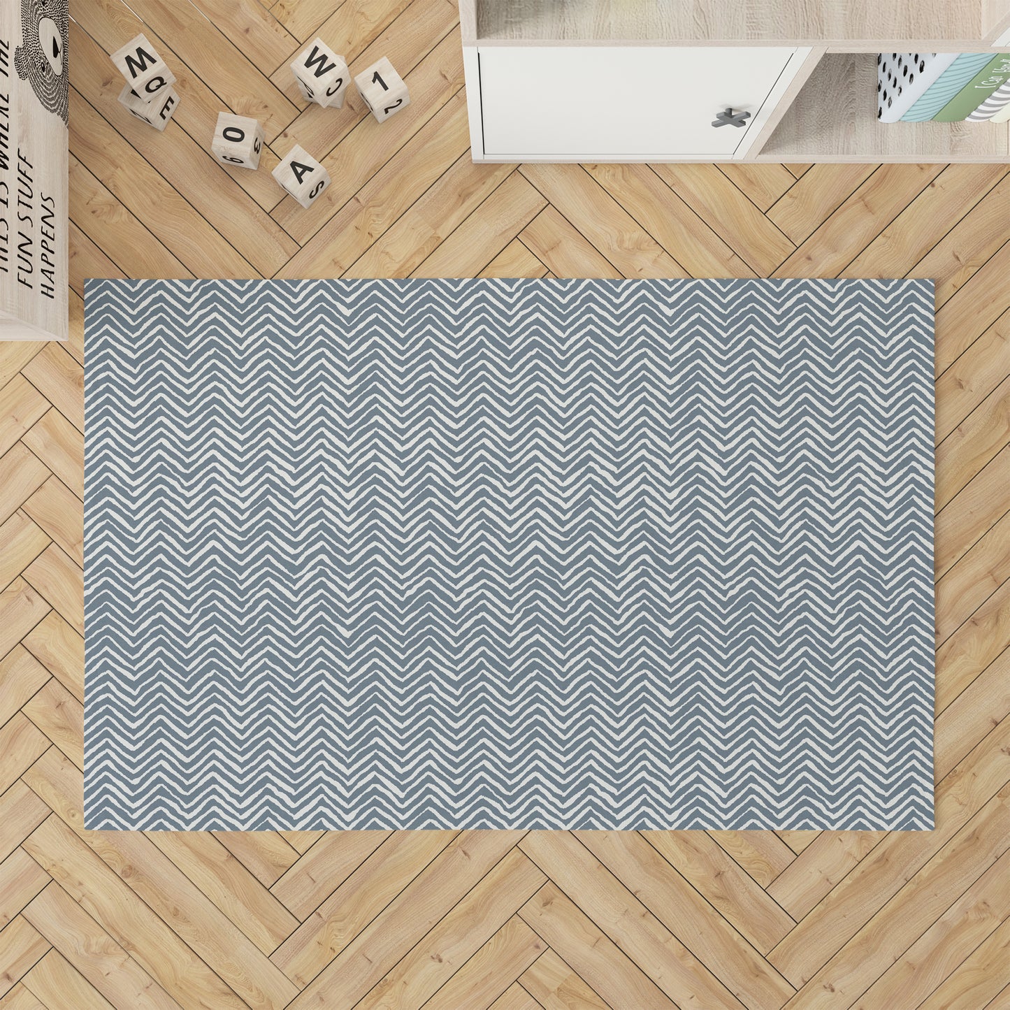 Chevron Snug Kids Play Mat
