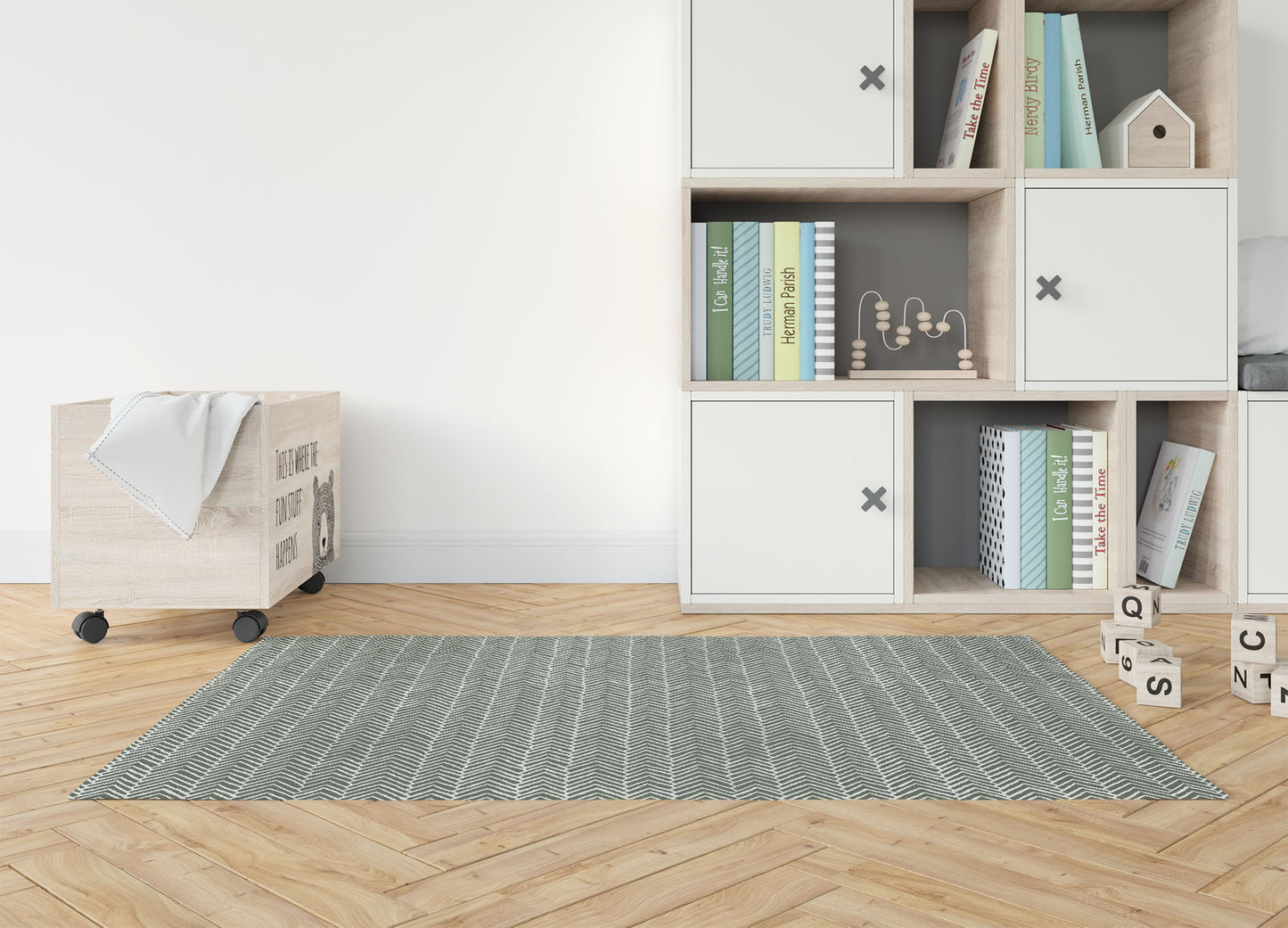 Chevron Block Kids Play Mat