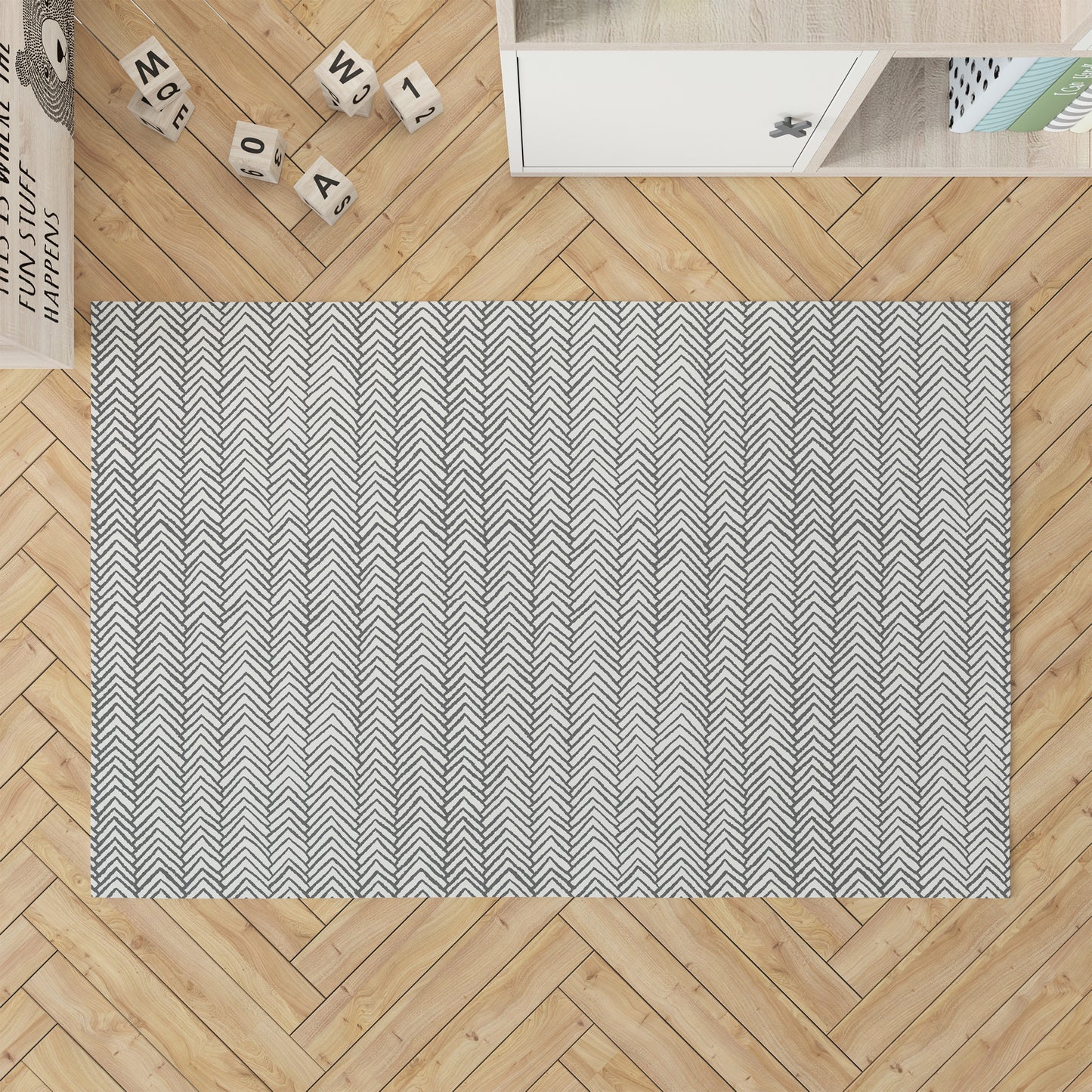 Chevron Block Kids Play Mat