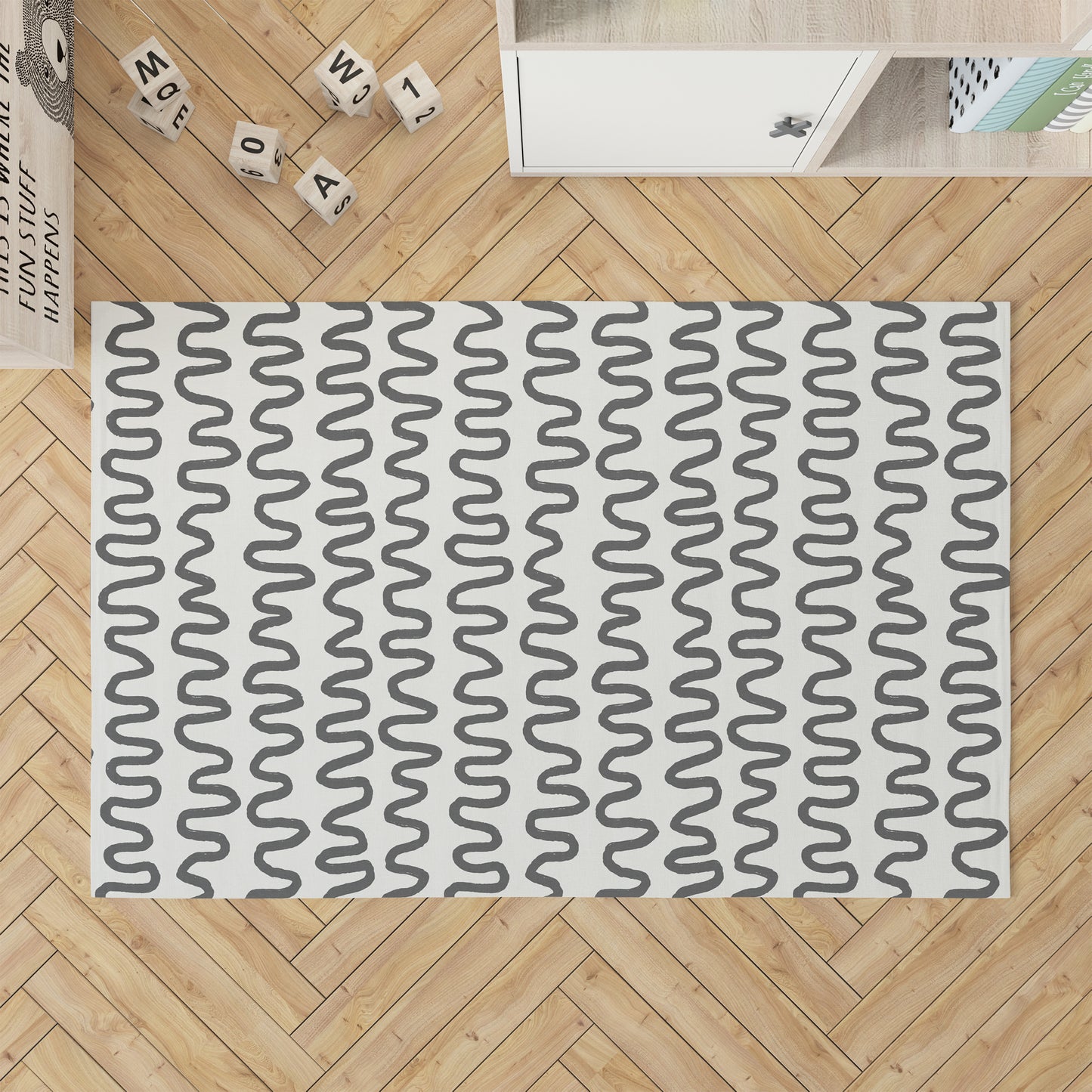 Wiggle Stripe Kids Play Mat