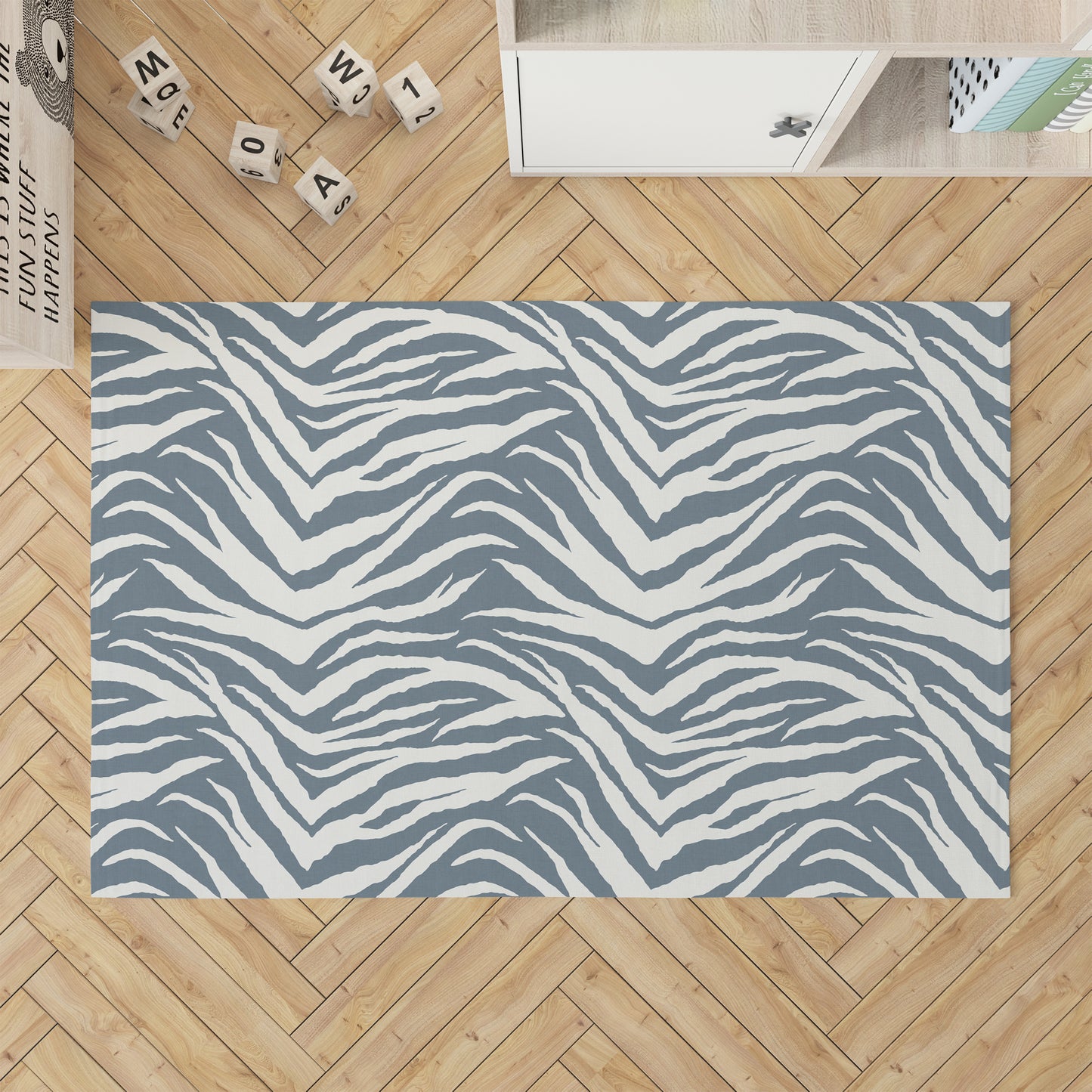 Zebra Patch Kids Play Mat