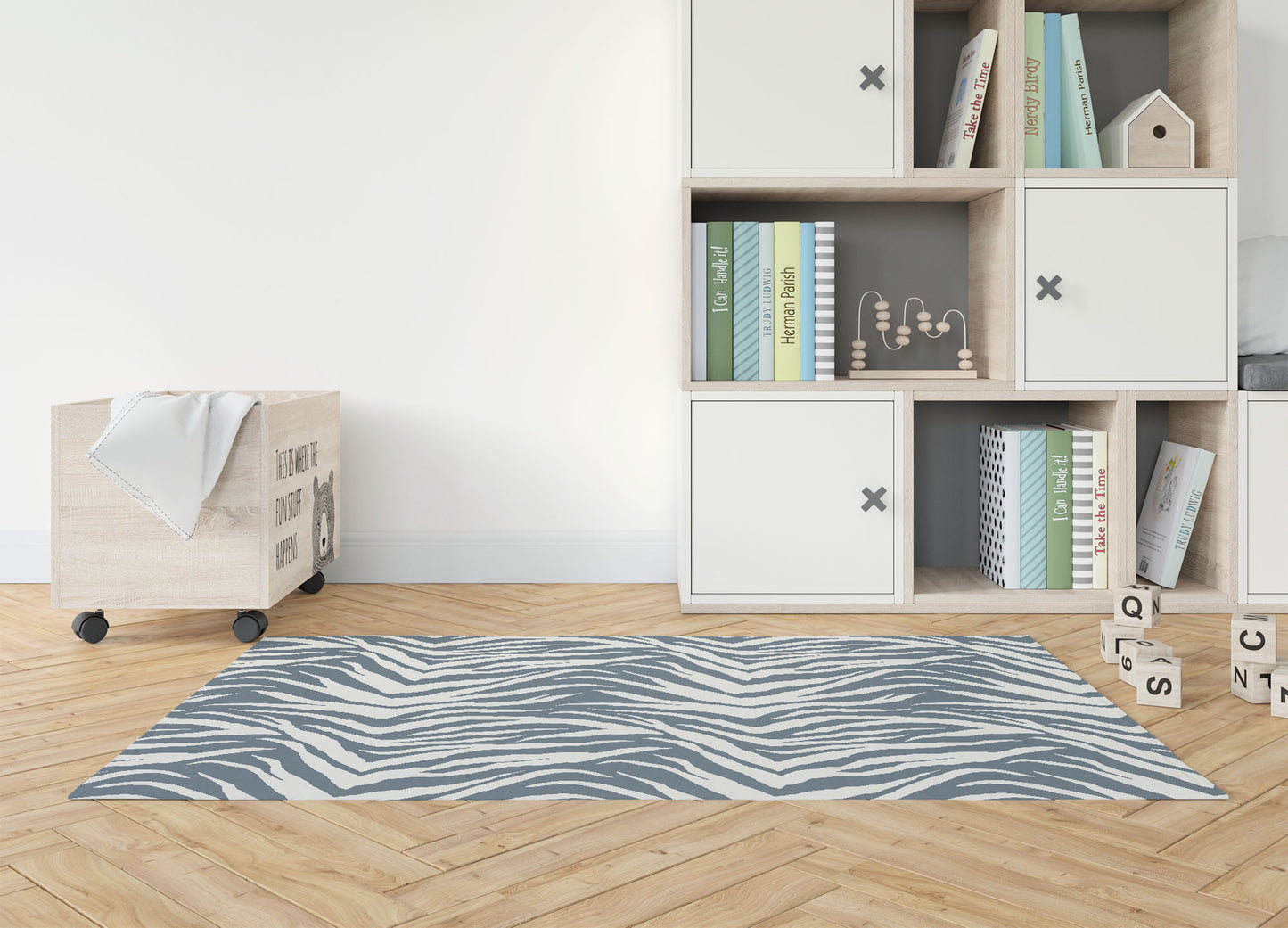 Zebra Patch Kids Play Mat