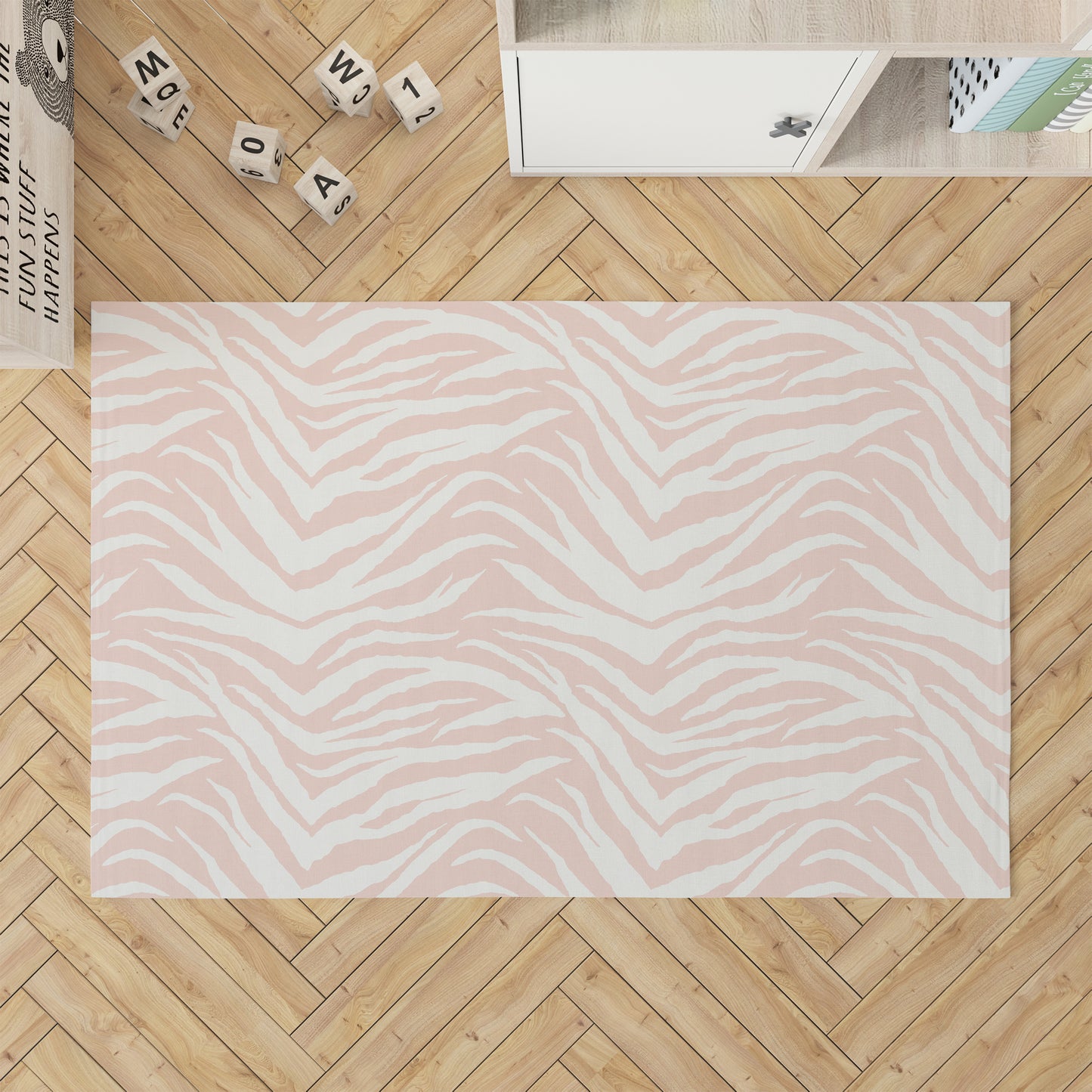 Zebra Patch Kids Play Mat