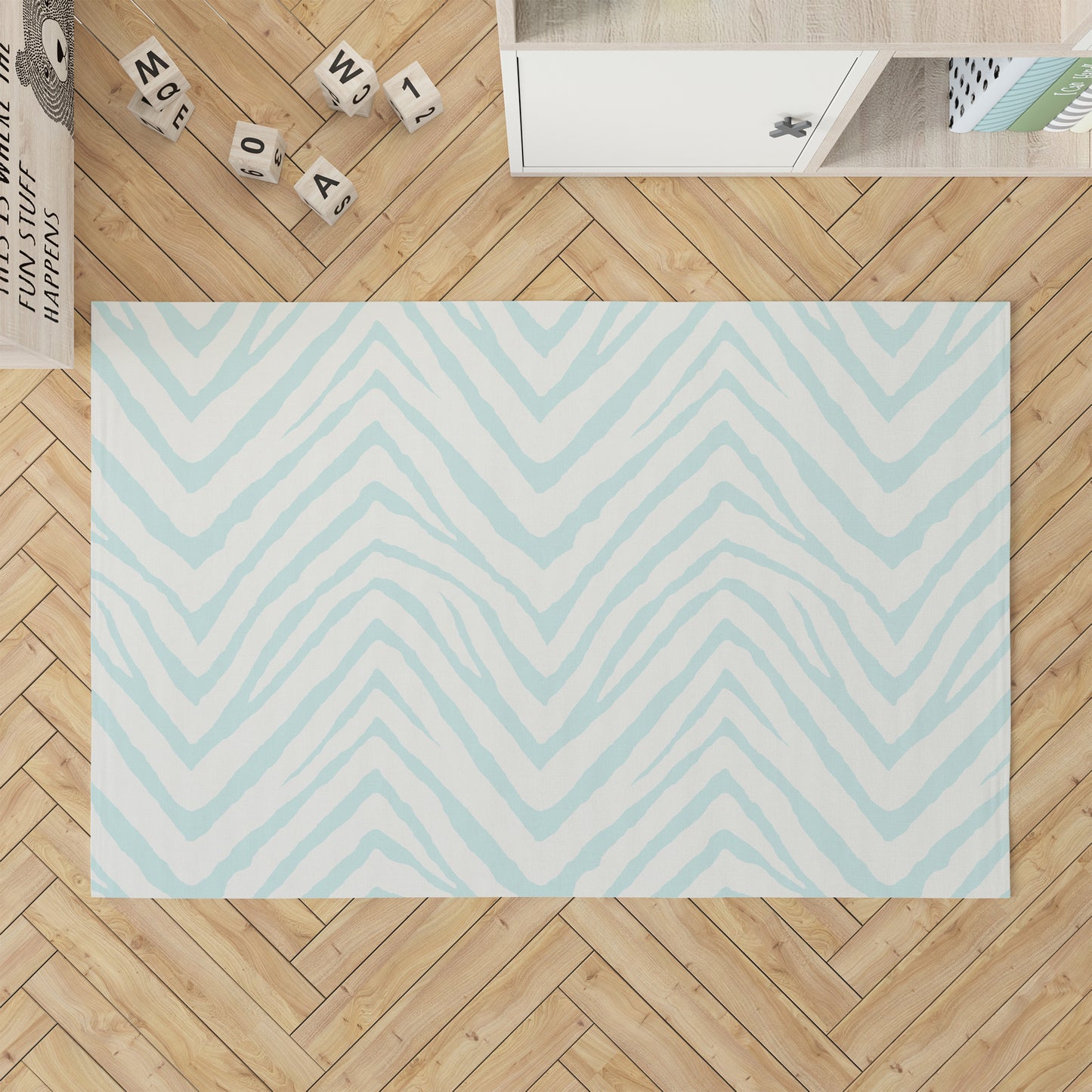 Zebra Stripe Kids Play Mat