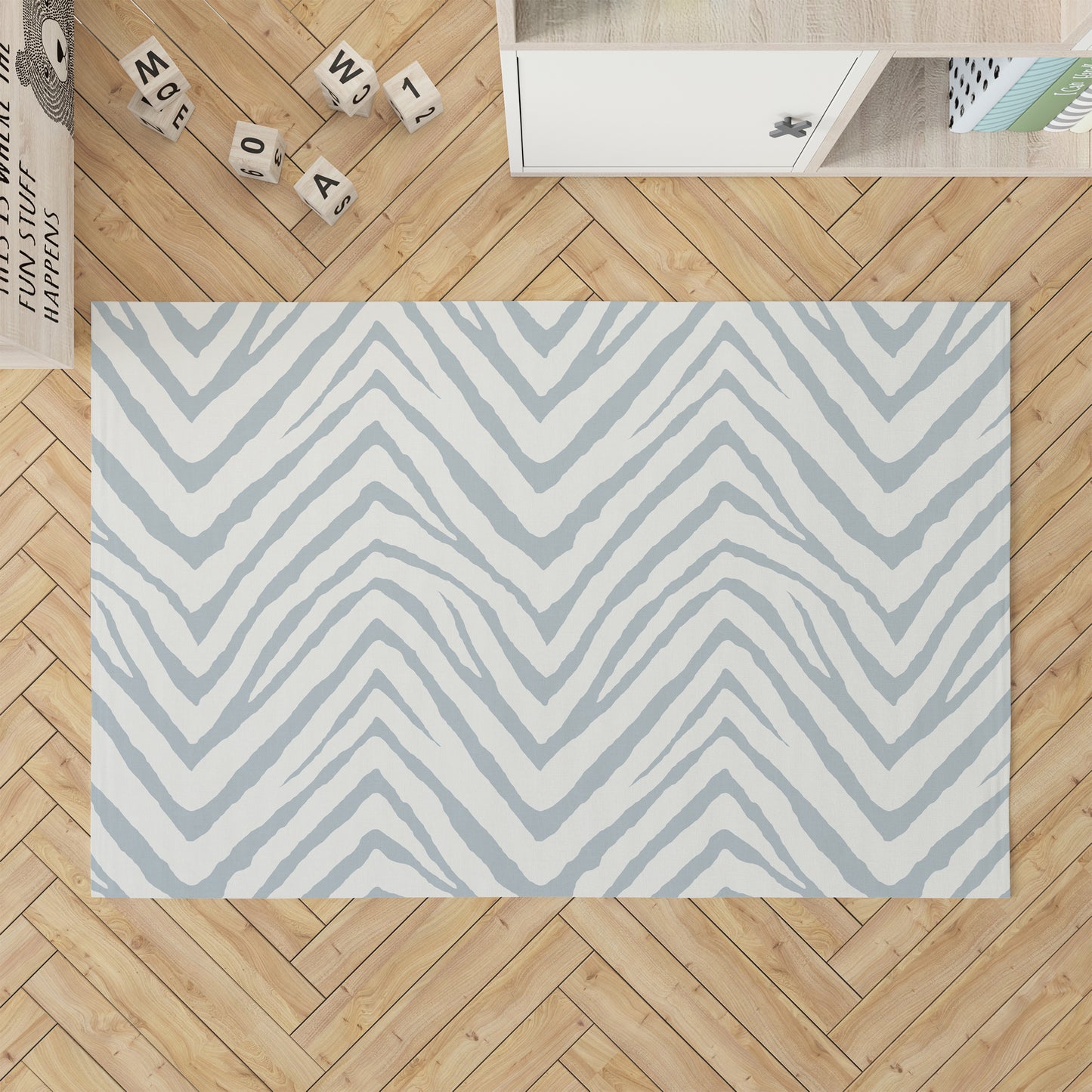 Zebra Stripe Kids Play Mat